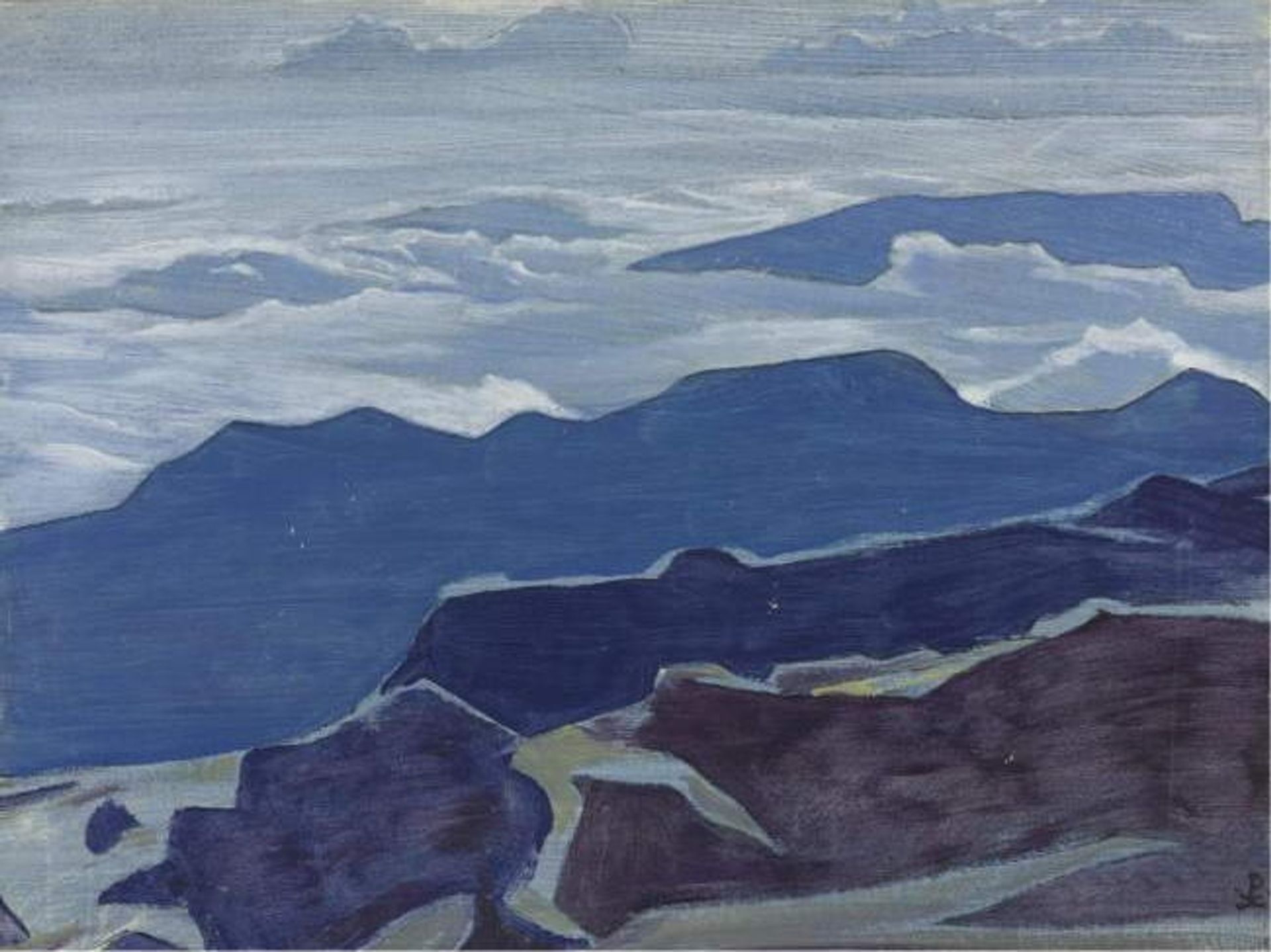 Mist Before Dawn by Nicholas Roerich