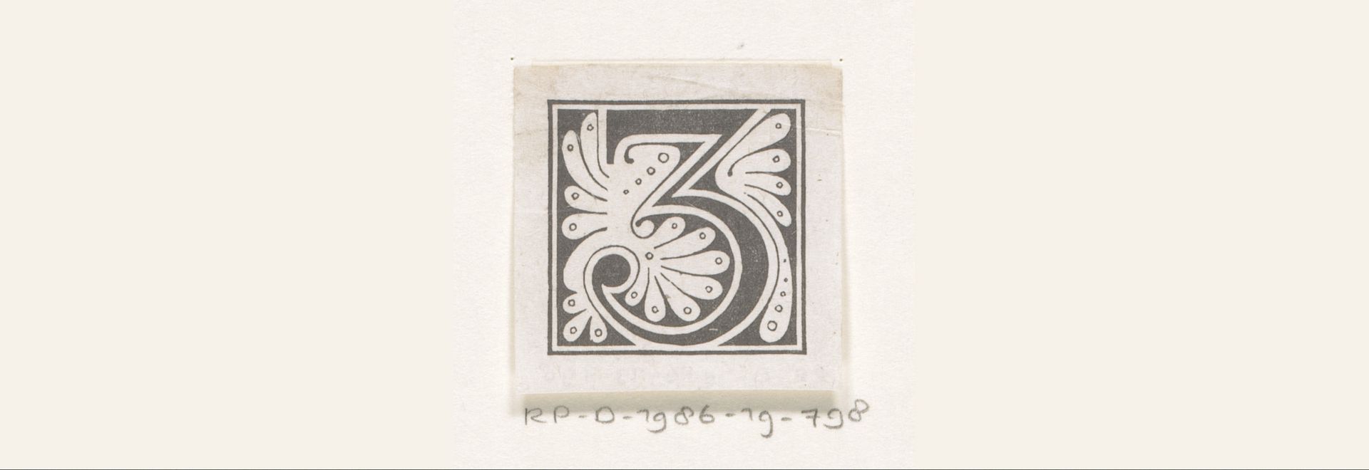 Getal 3 by Reinier Willem Petrus de (1874-1952) Vries