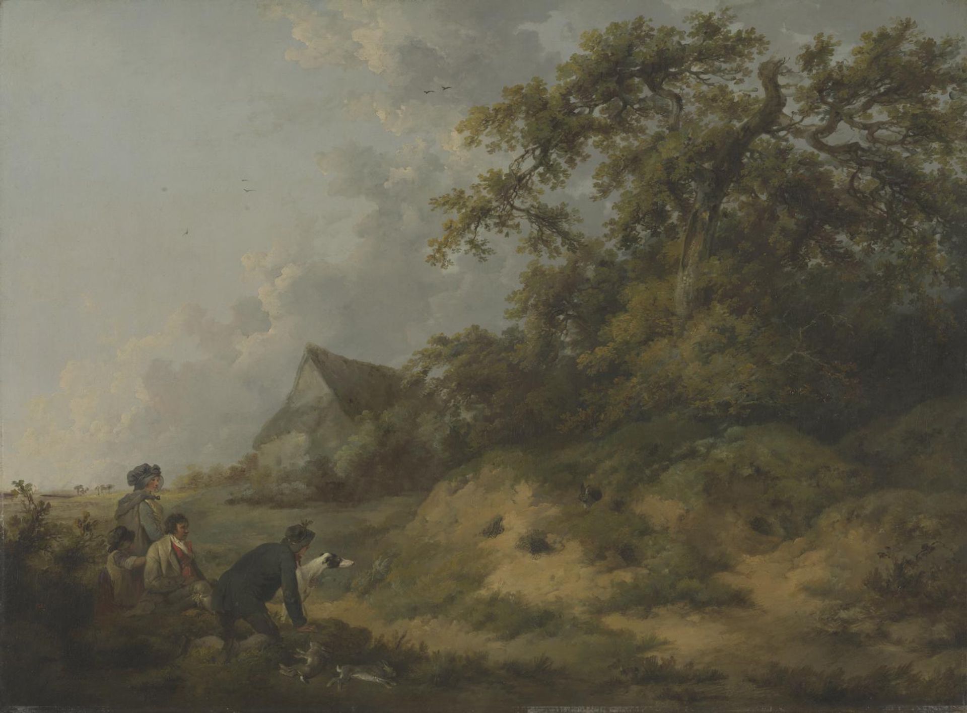 Rabbiting by George Morland