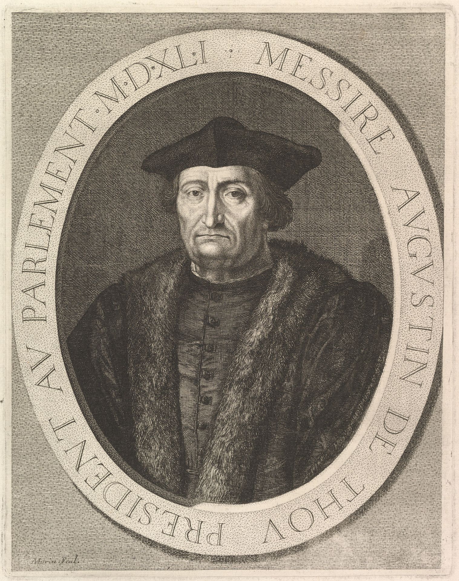 Augustin de Thou, president au Parlement by Jean Morin