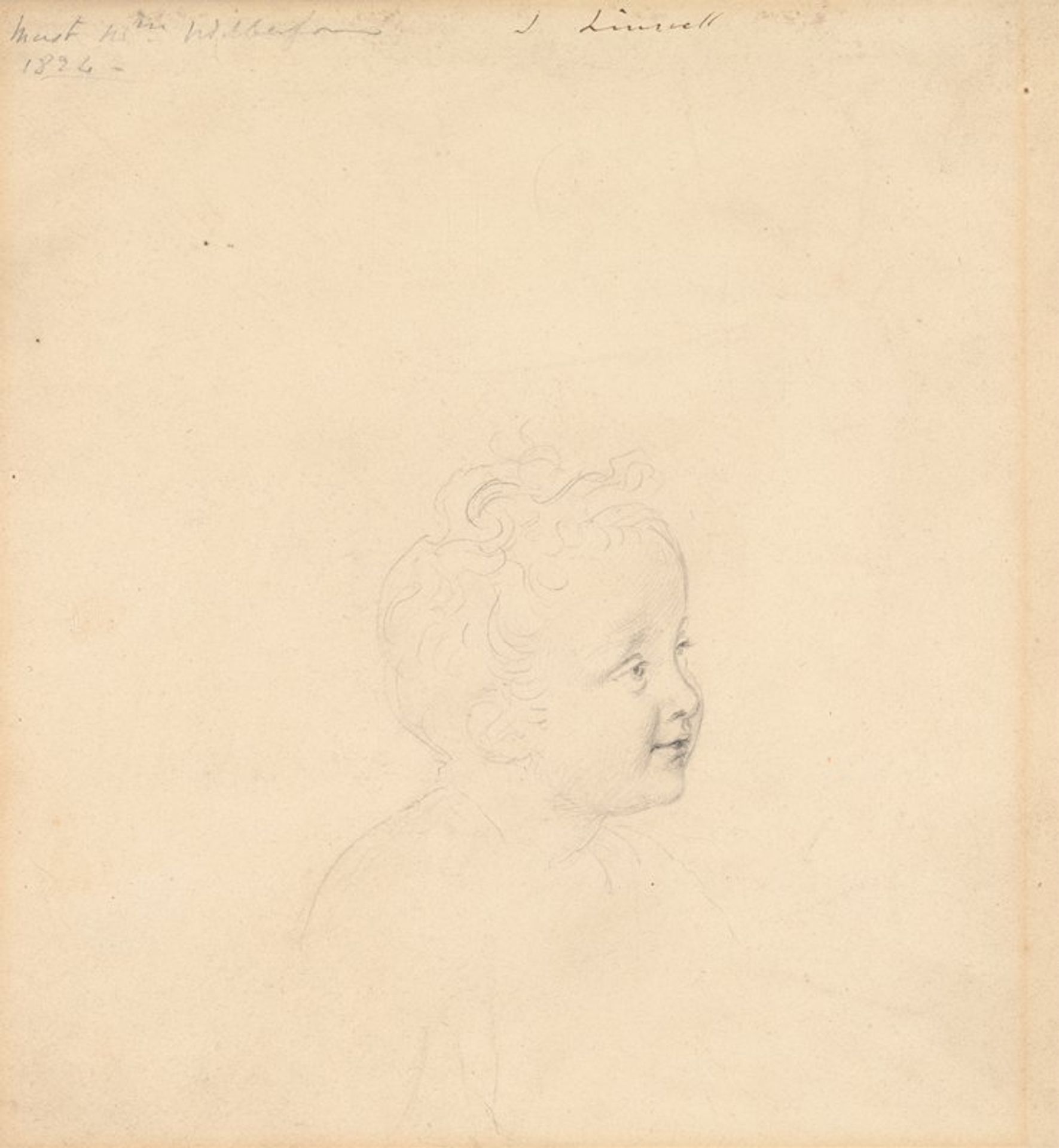 Study for Master William Wilberforce by John Linnell