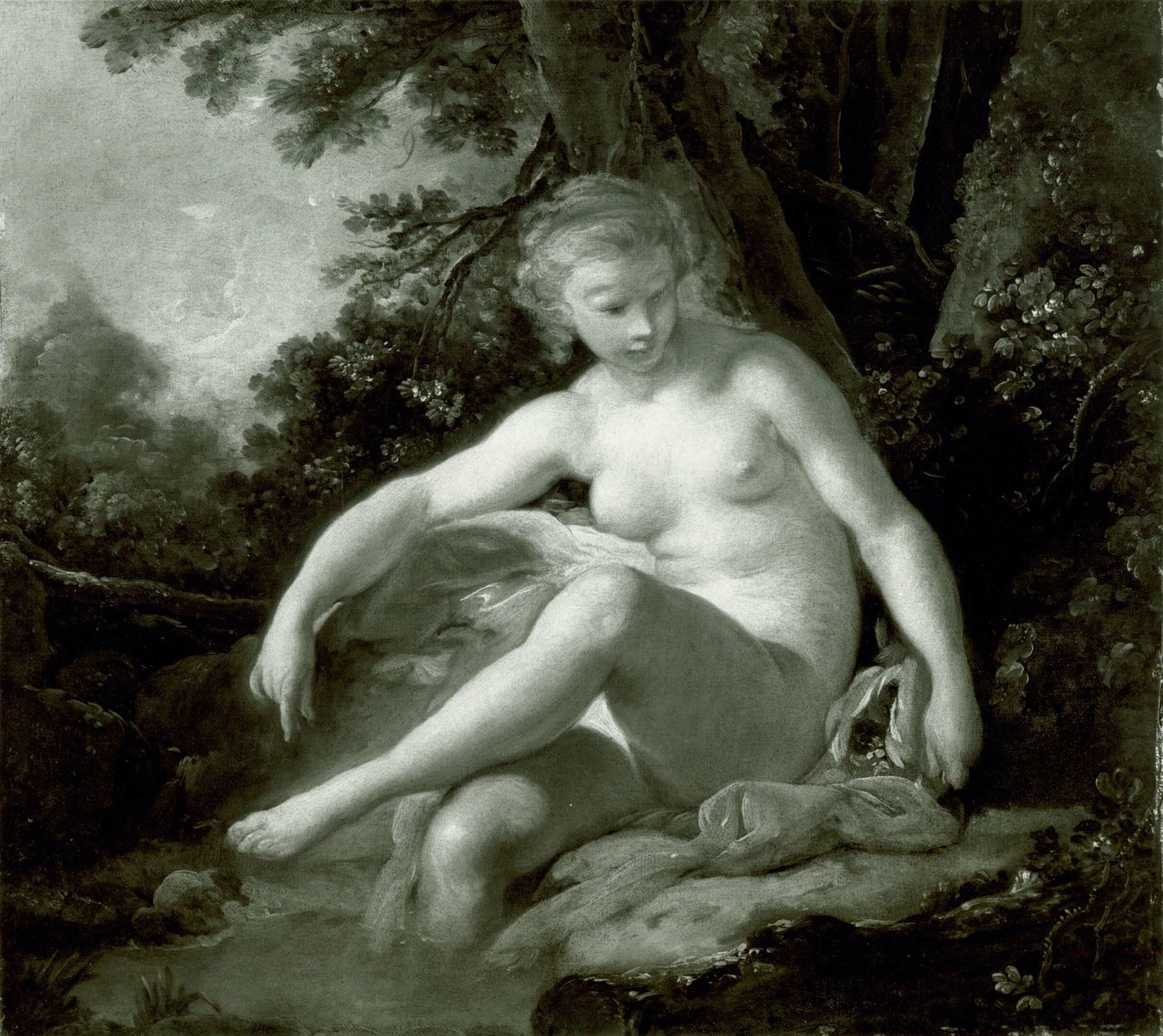 Bathing Nymph by Francois Boucher