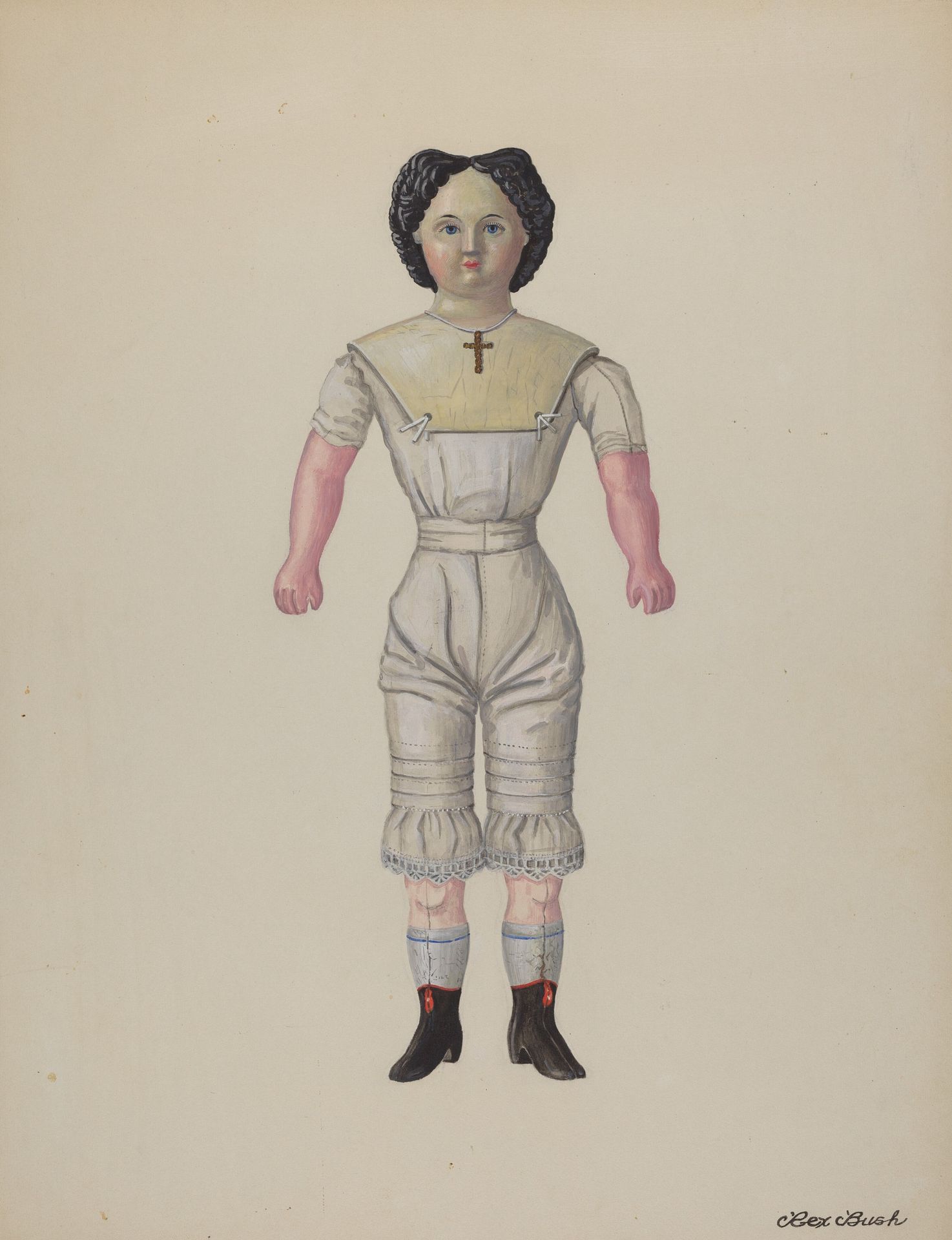 Greiner Doll "Minerva" by Rex F. Bush