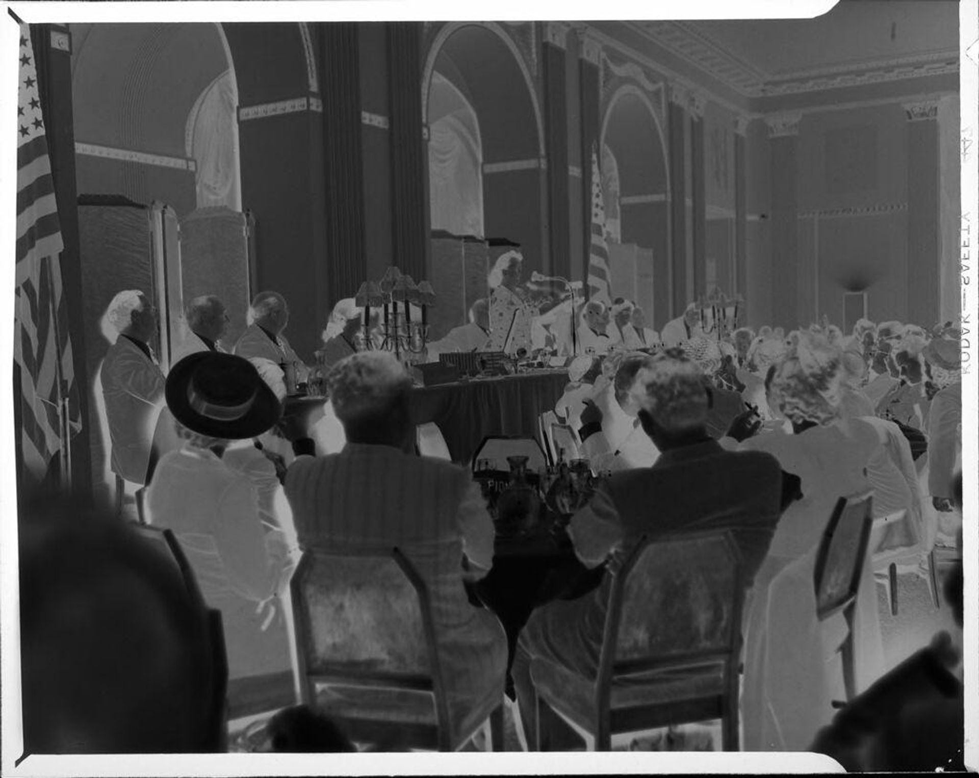 Untitled (luncheon in ballroom) by Peter James Studio