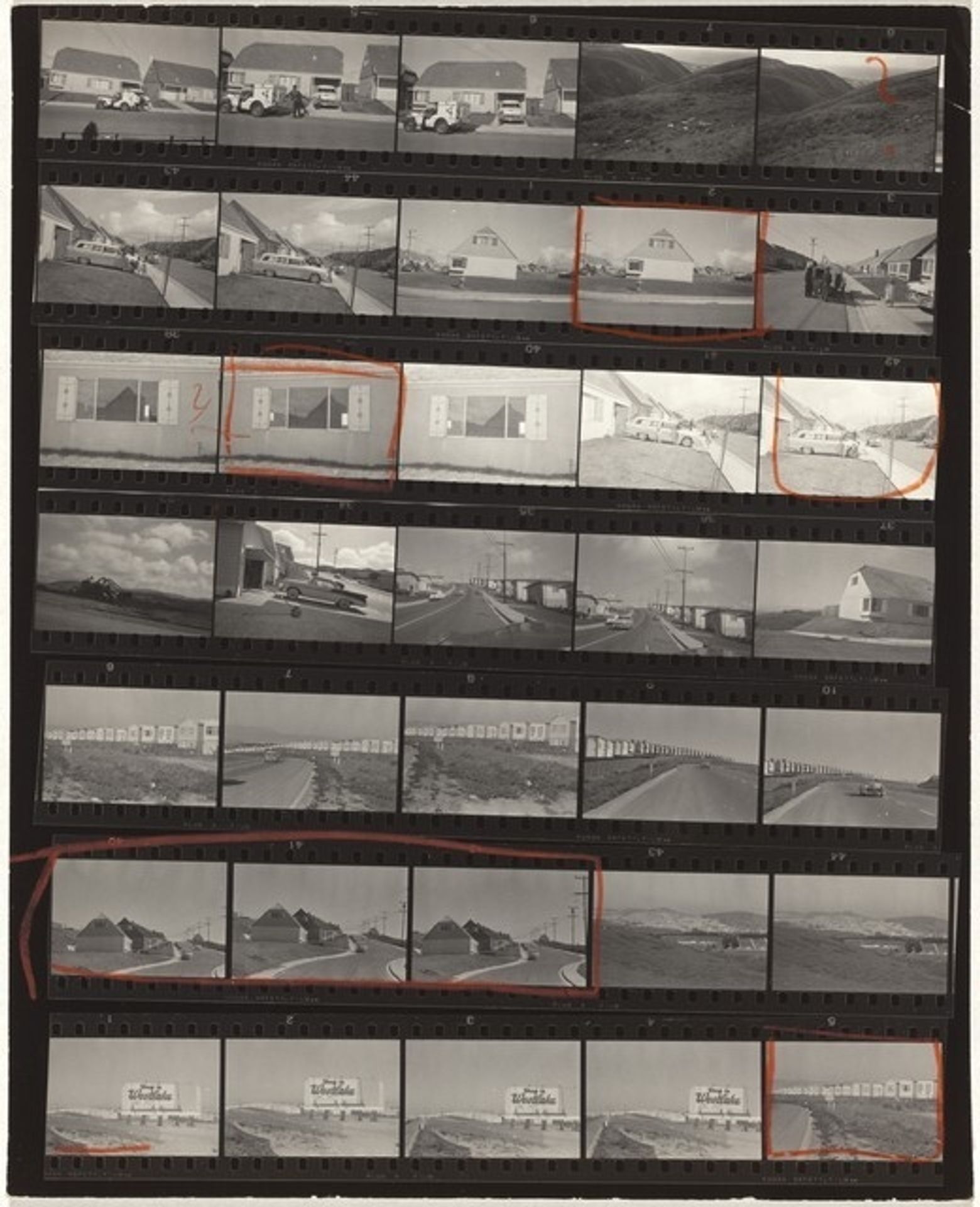Guggenheim 608--Daly City and Westlake, California by Robert Frank