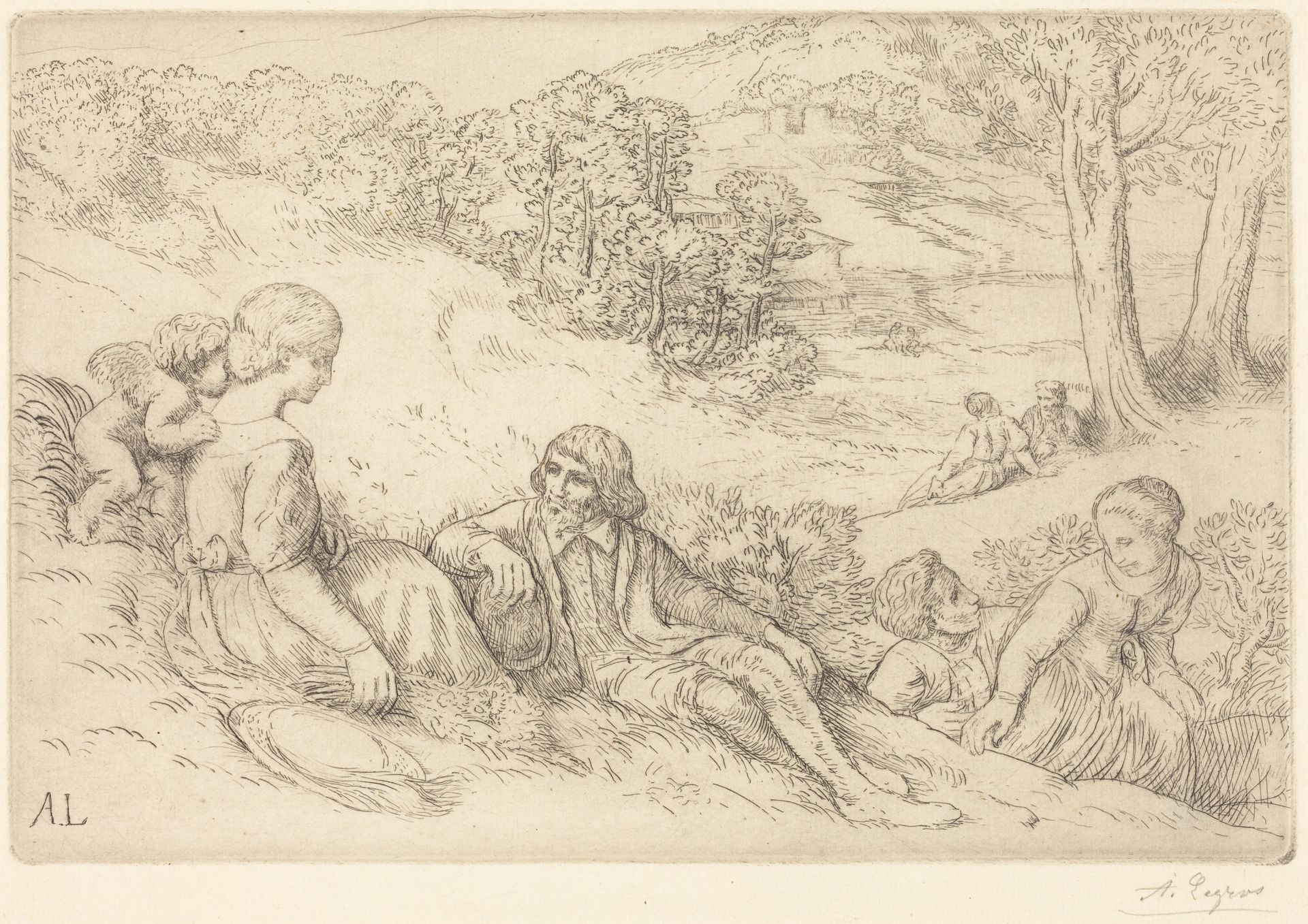 Spring (Le printemps) by Alphonse Legros