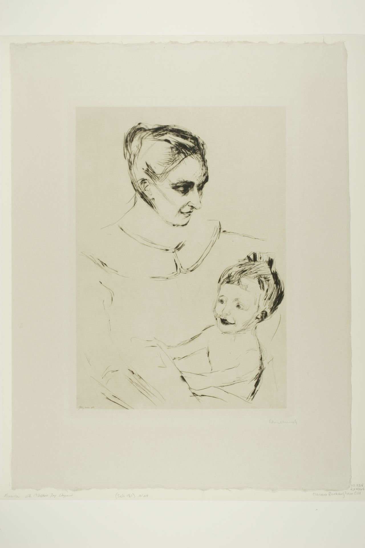 A Mother's Joy by Edvard Munch