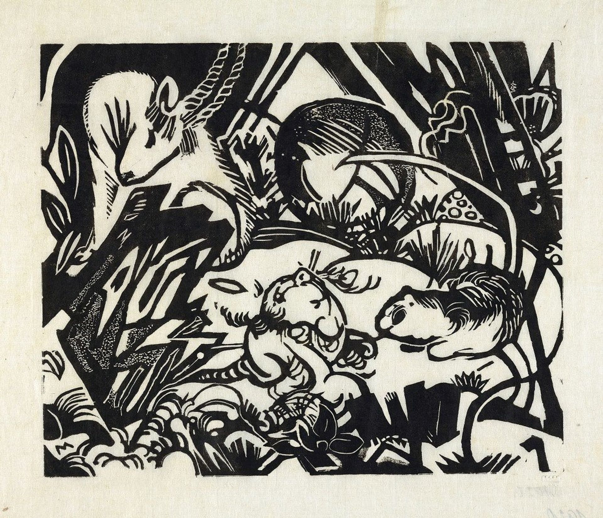 Animal legend by Franz Marc