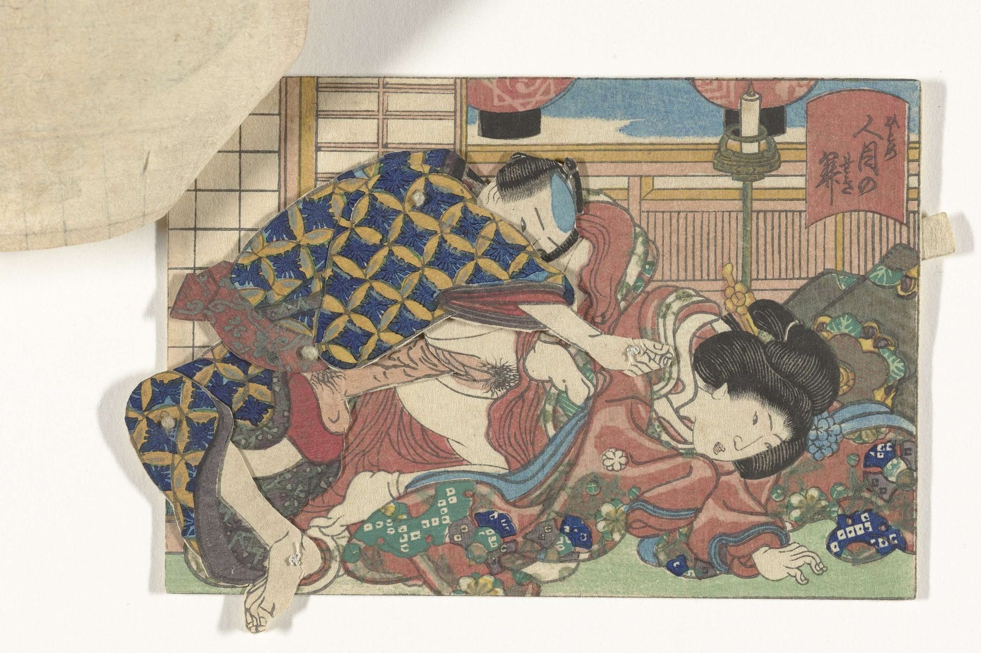 Beweegbare erotische prent by Utagawa Kunisada