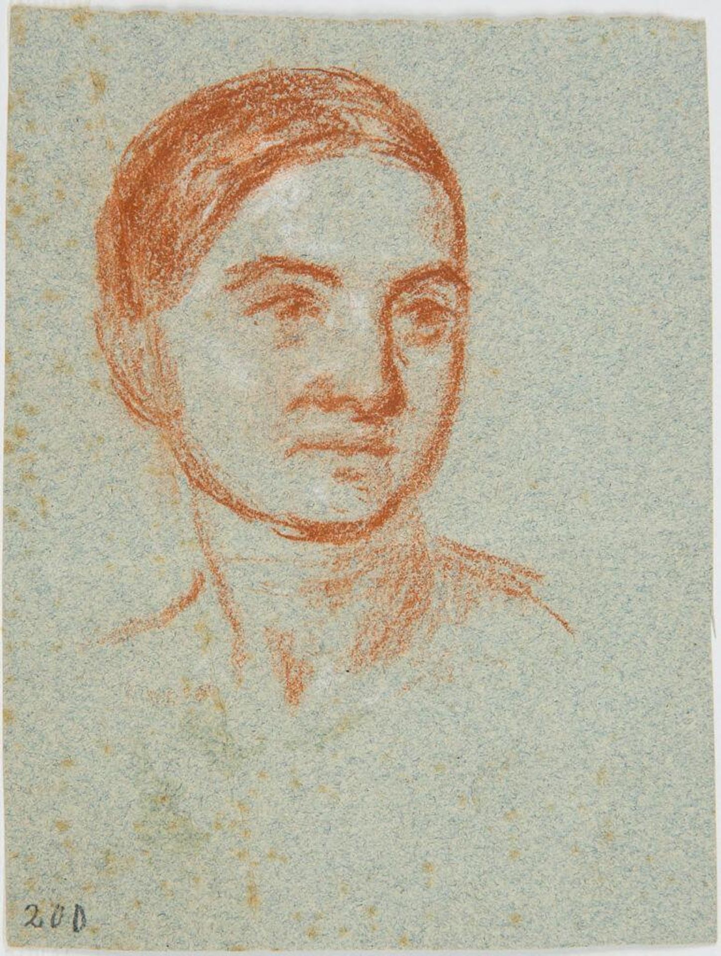 Head of a Girl, for "Una" by Washington Allston
