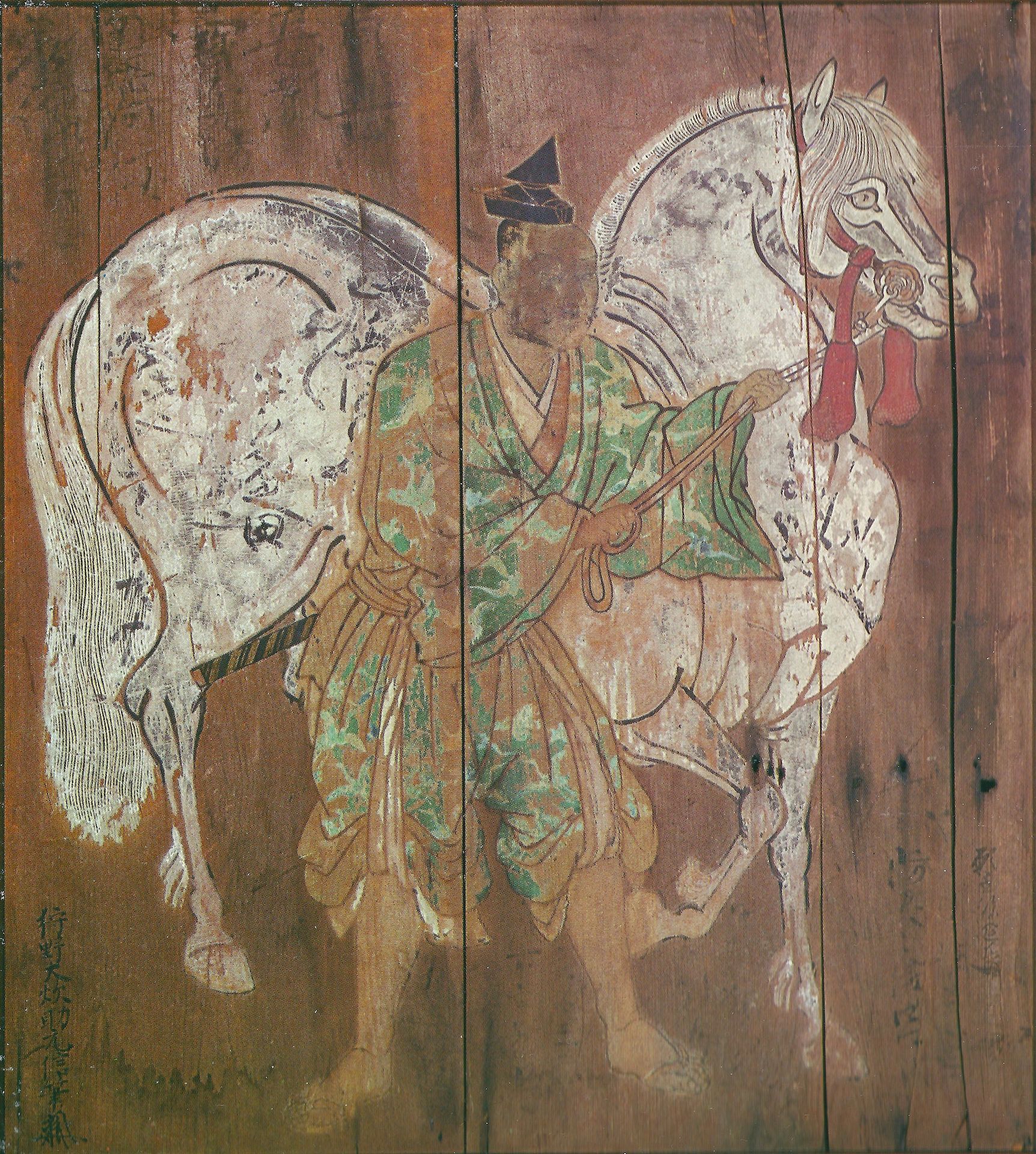 Ema by Kano Motonobu, Kamo Jinja, Tatsuno, Hyogo, Japan by Kanō Motonobu