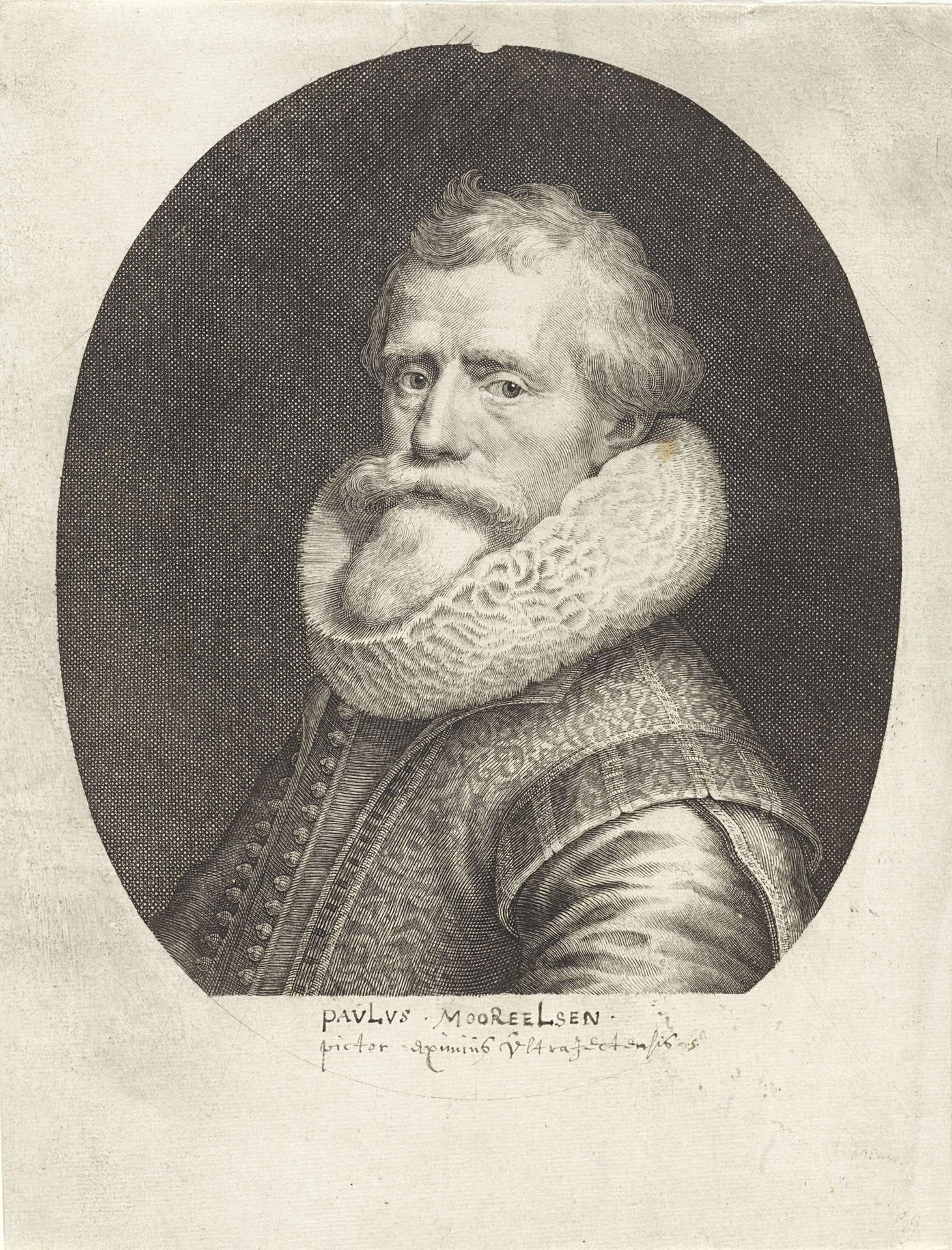 Portret van Paulus Moreelse by Willem van Swanenburg