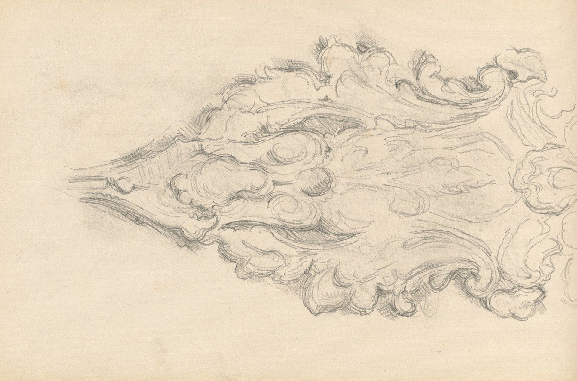 Study of a Decorative Ornament by Paul Cézanne
