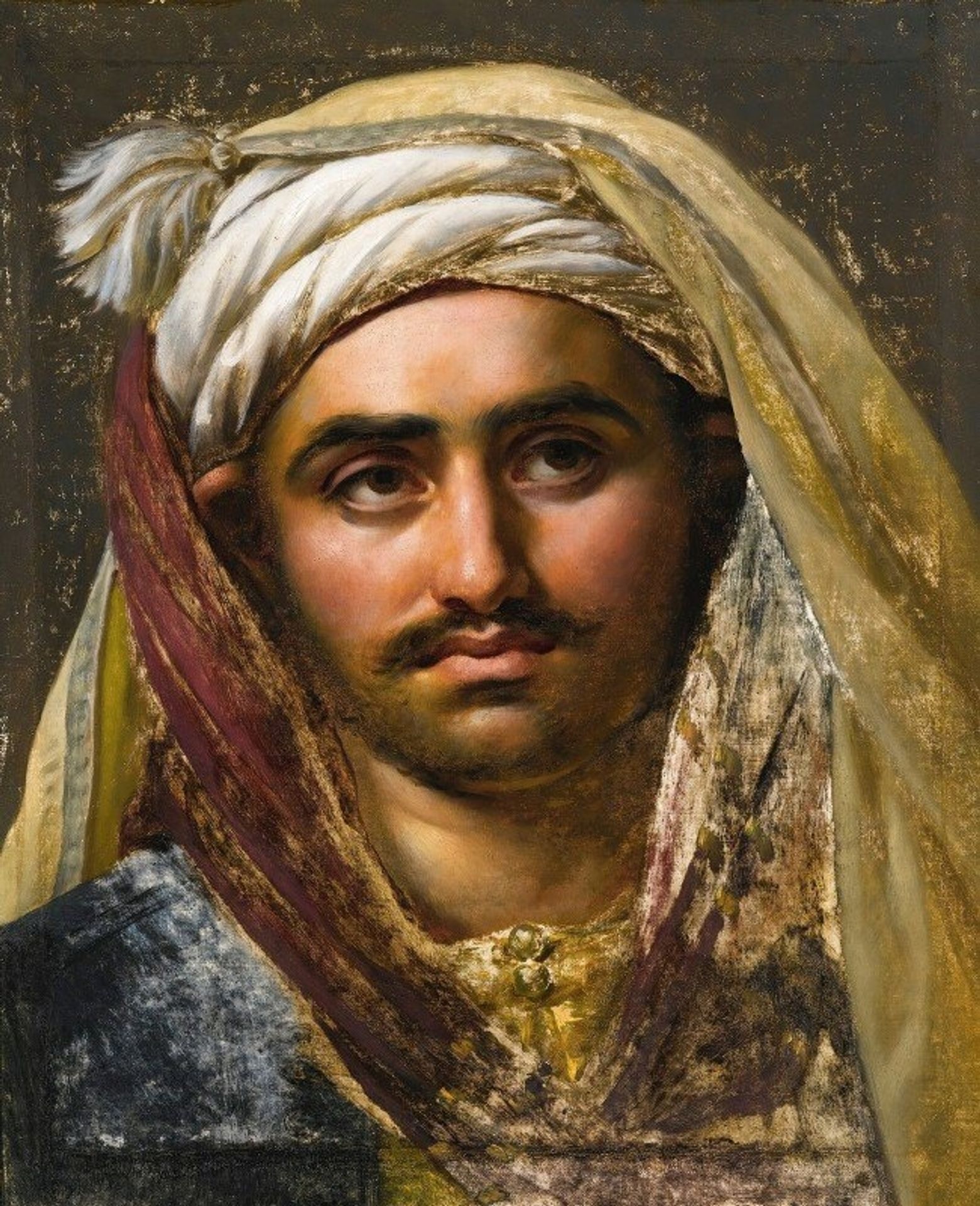Tête d’un jeune Turc by Anne-Louis Girodet