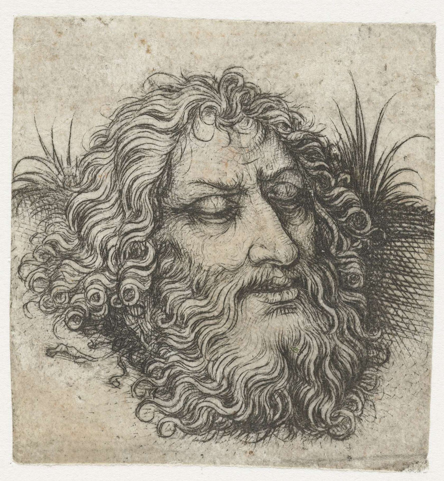 Het hoofd van Johannes de Doper of van Goliath by Meester van het Amsterdamse Kabinet