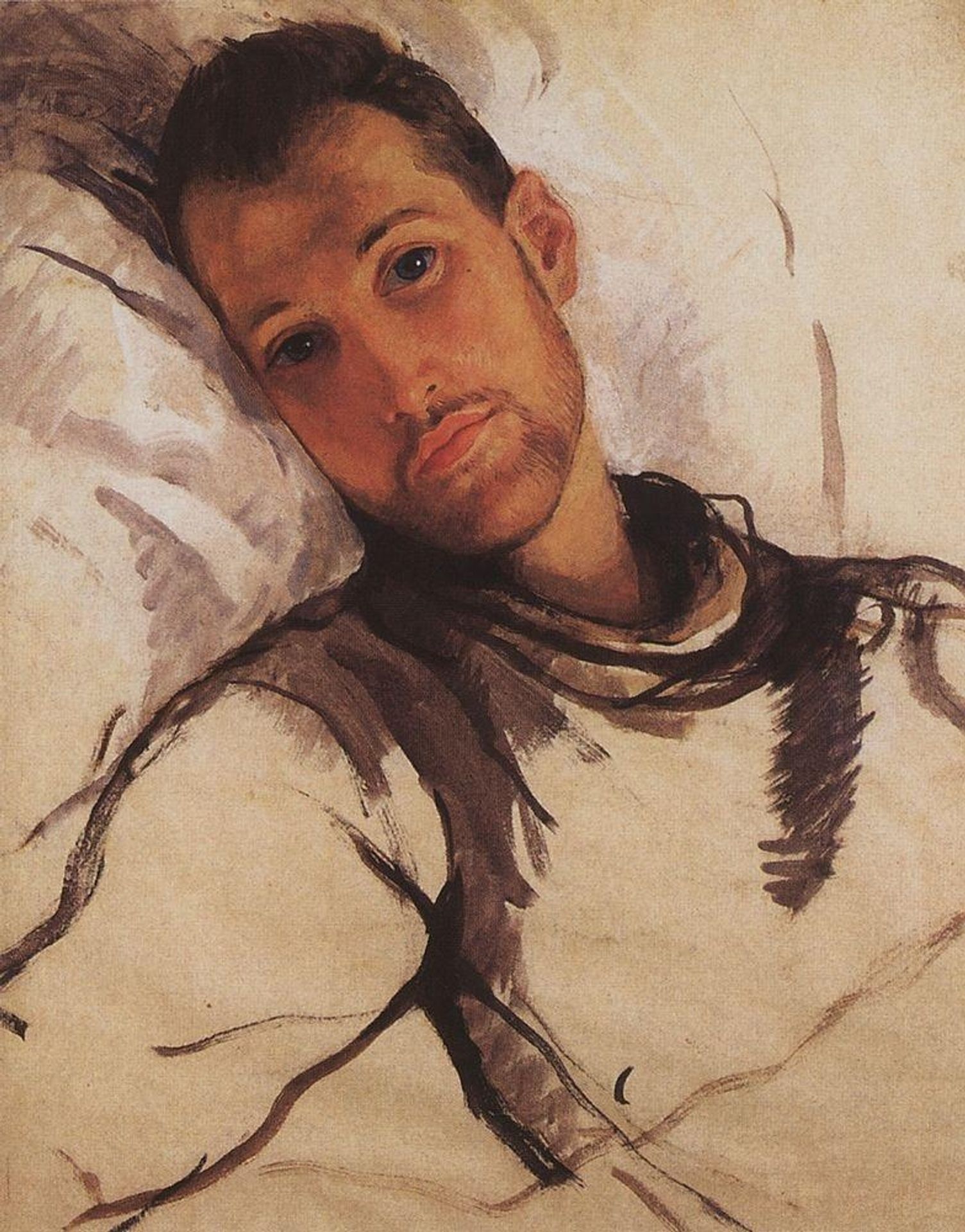 Portrait of R. Ernst by Zinaida Serebriakova
