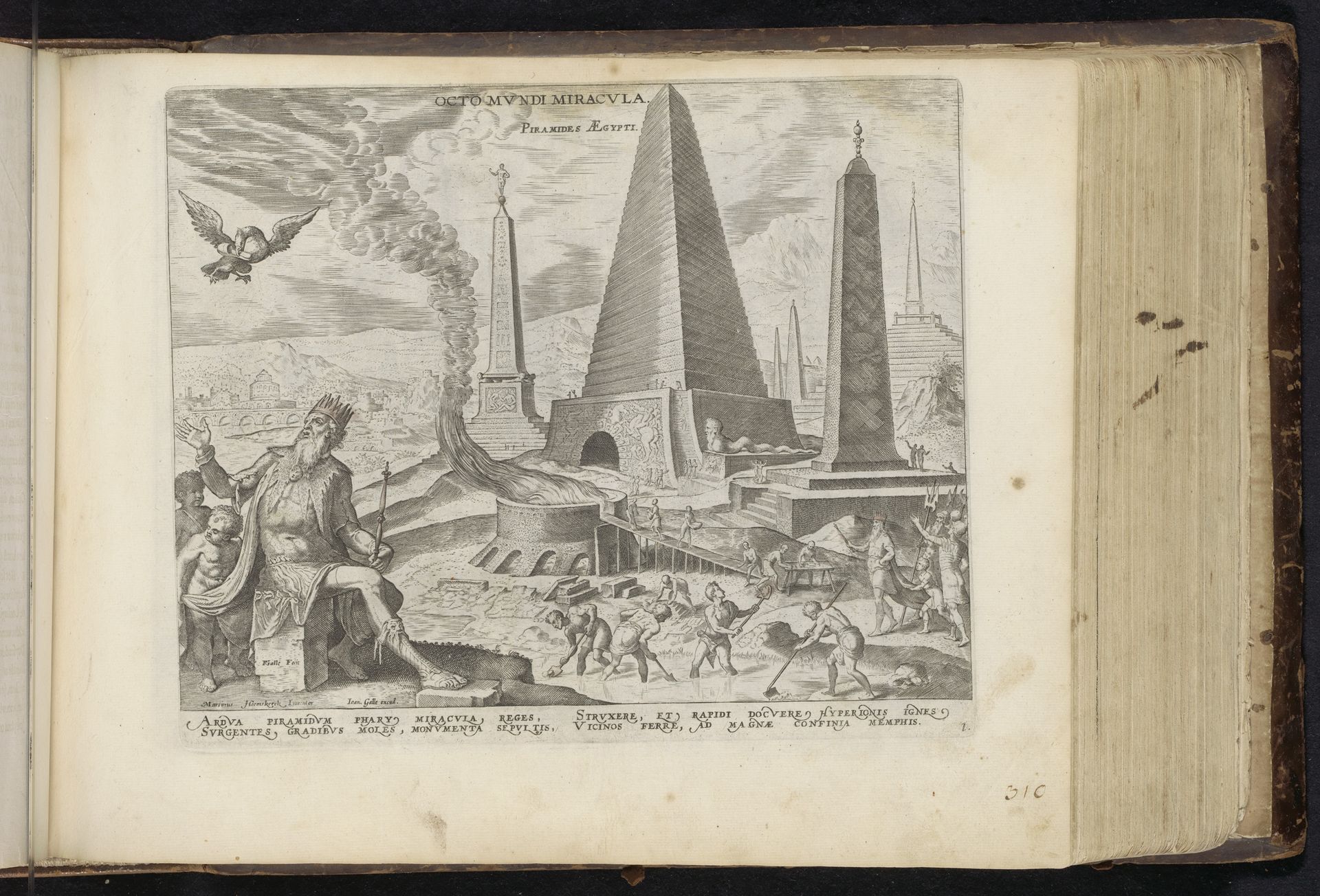 Piramiden van Egypte by Philips Galle