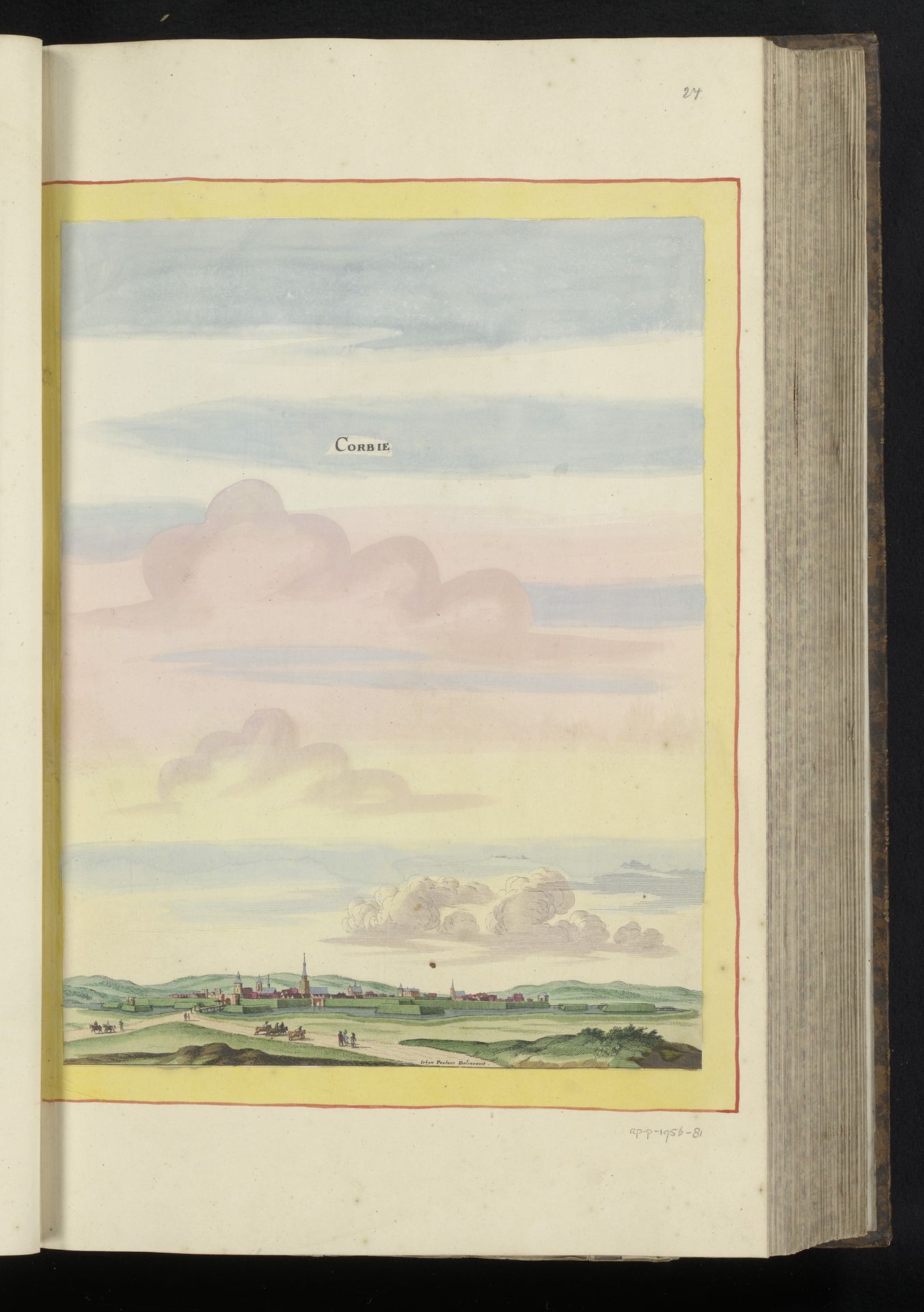 Gezicht op Corbie by Anonymous