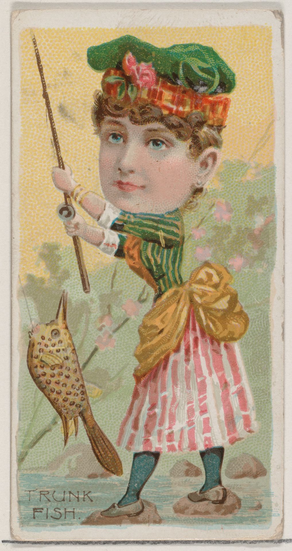 Trunk Fish, from the series Fishers and Fish (N74) for Duke brand cigarettes by Knapp & Company