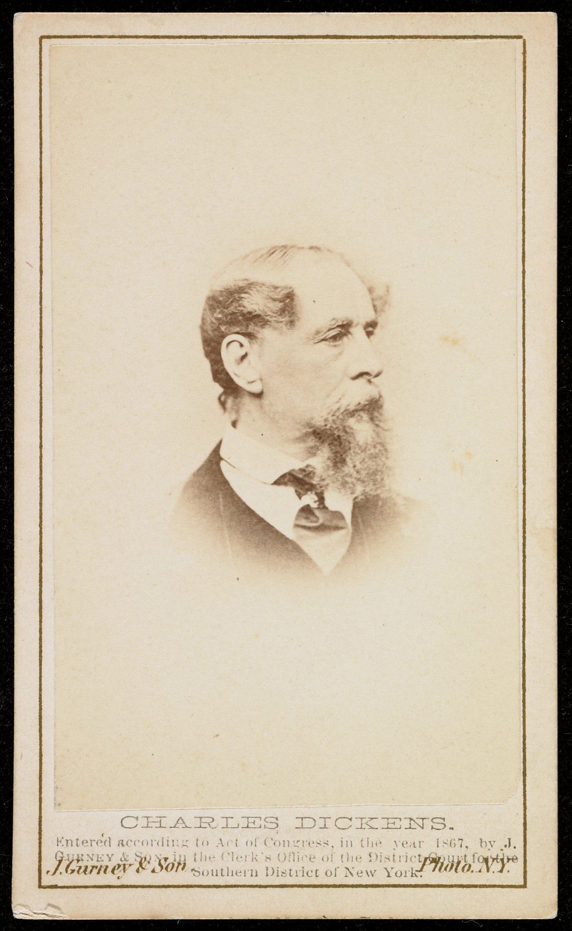 Charles Dickens (1812-1870) by Jeremiah Gurney