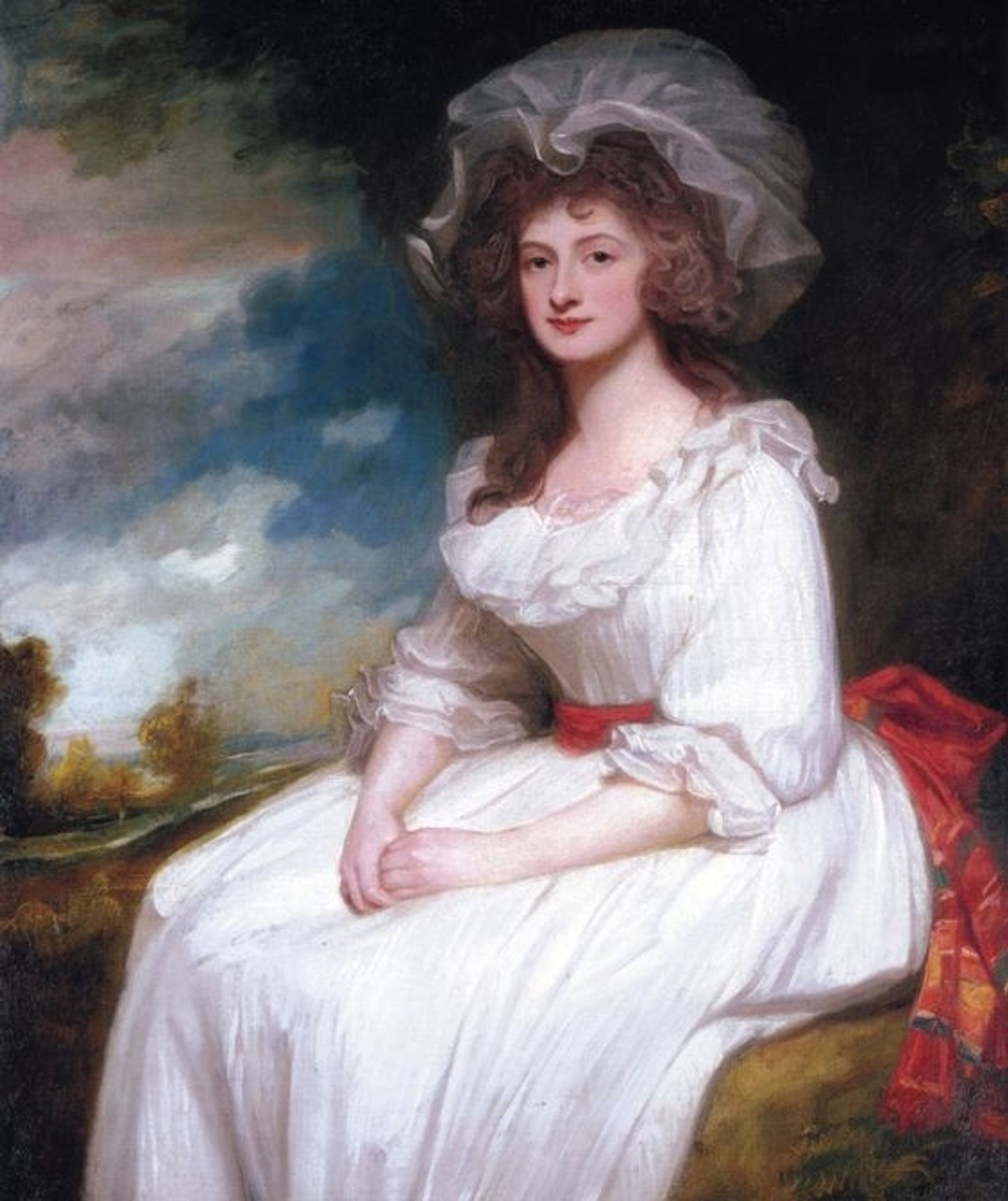 Portrait of Anne Rodbard, Mrs. Blackburn by George Romney