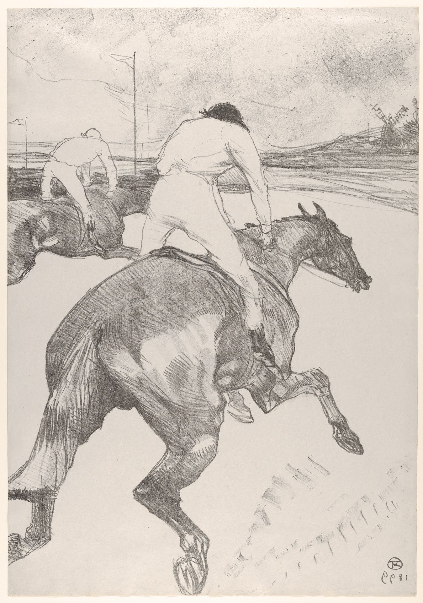 The Jockey by Henri de Toulouse-Lautrec