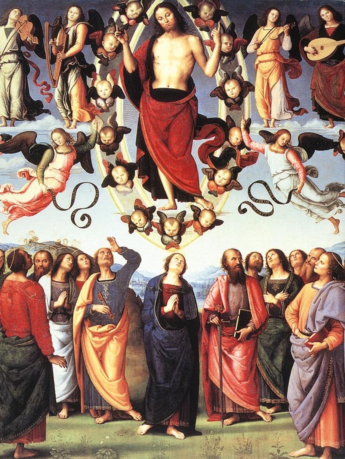 The Ascension of Christ by Pietro Perugino