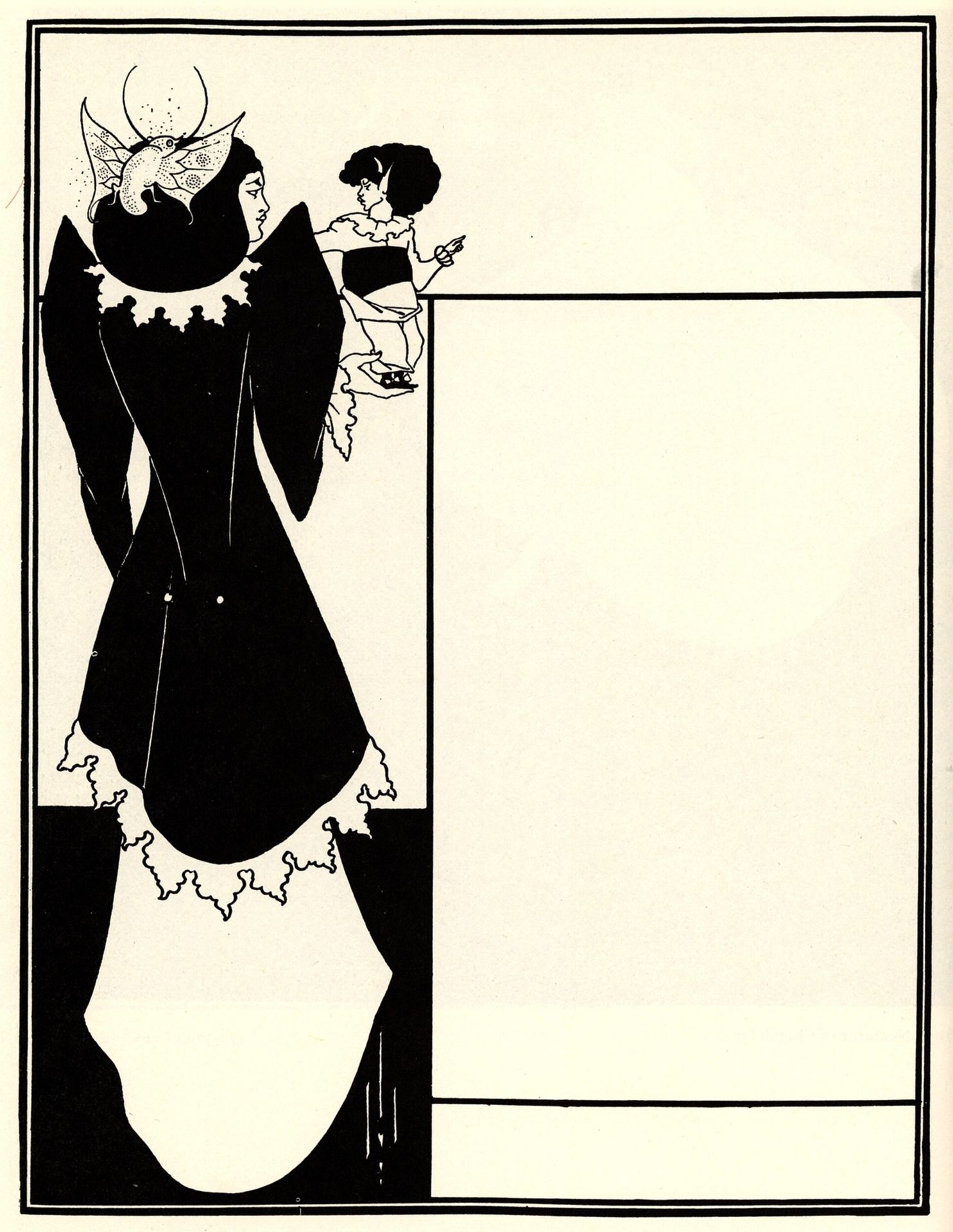 Poster by Aubrey Vincent Beardsley