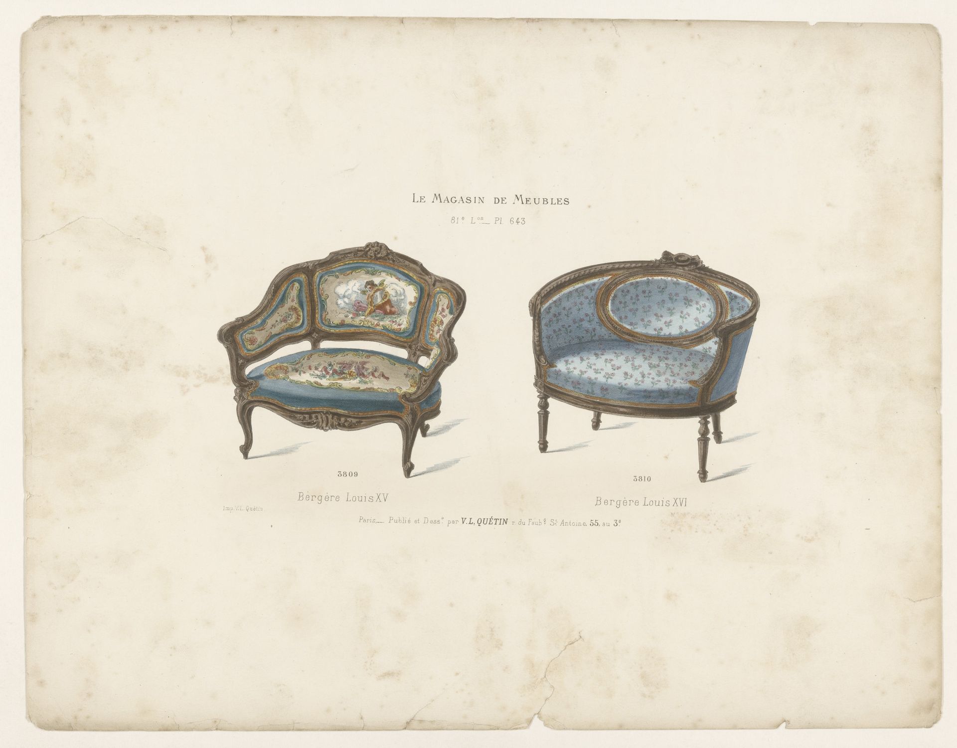 Twee fauteuils by Anonymous