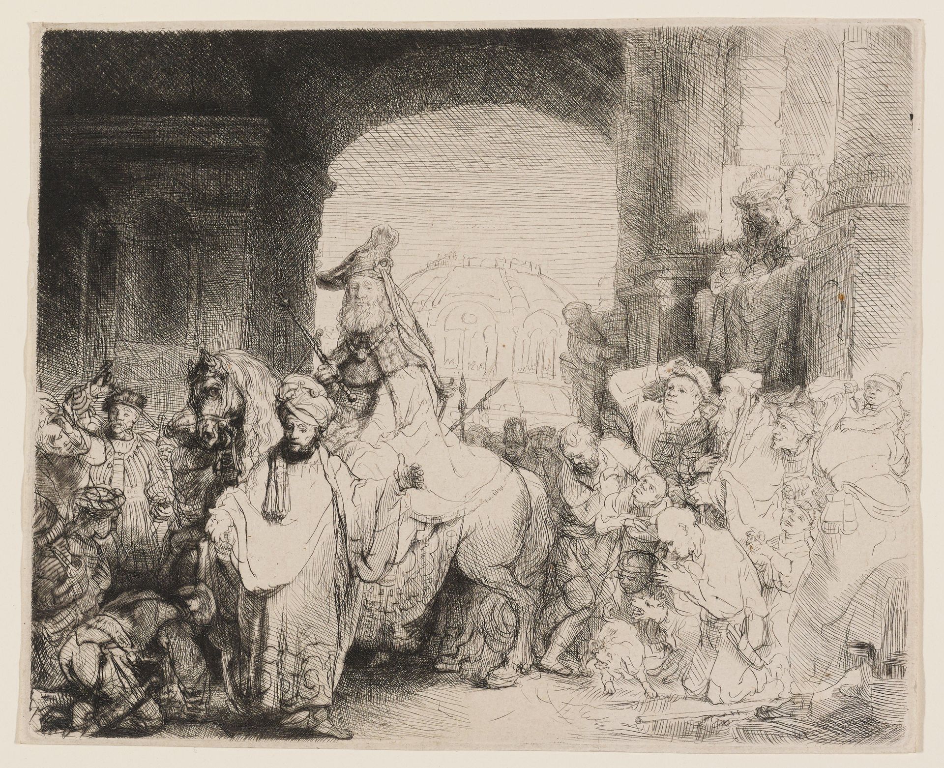 The Triumph of Mordecai by Rembrandt van Rijn