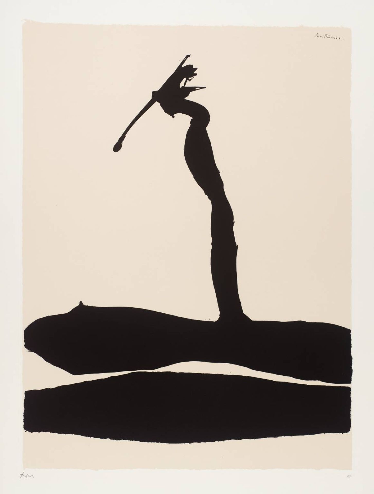 Africa 4 by Robert Motherwell