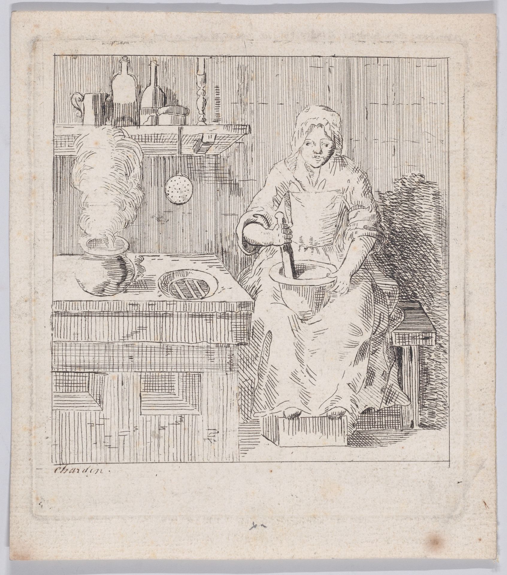 Woman in the Kitchen by Anonymous