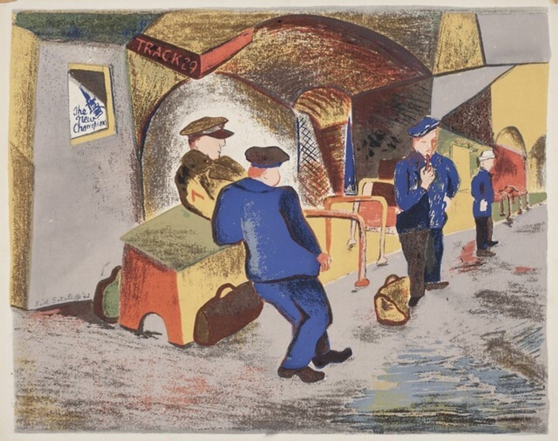 Untitled (Departure) by Sid Gotcliffe
