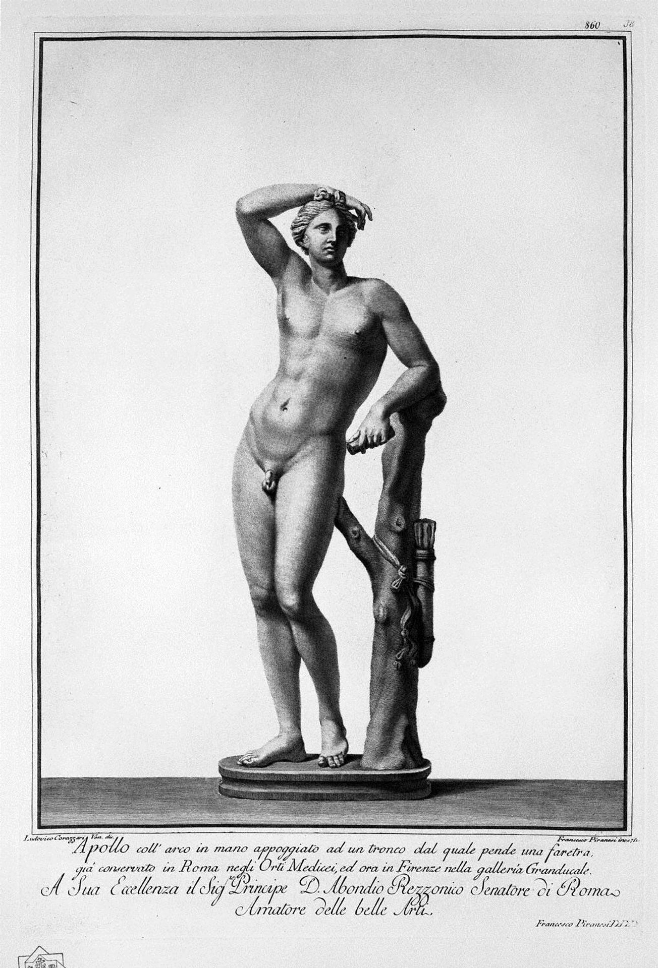 Apollo by Giovanni Battista Piranesi