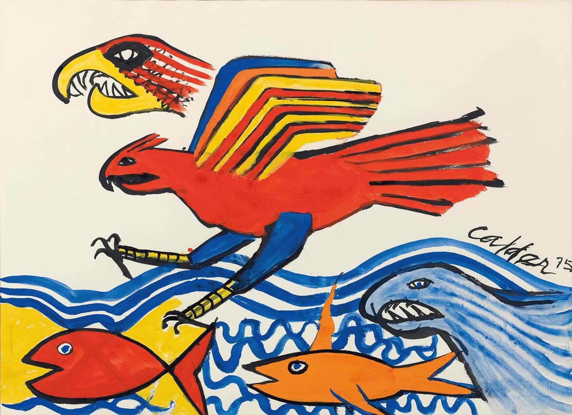 Eagle and Fish by Alexander Calder