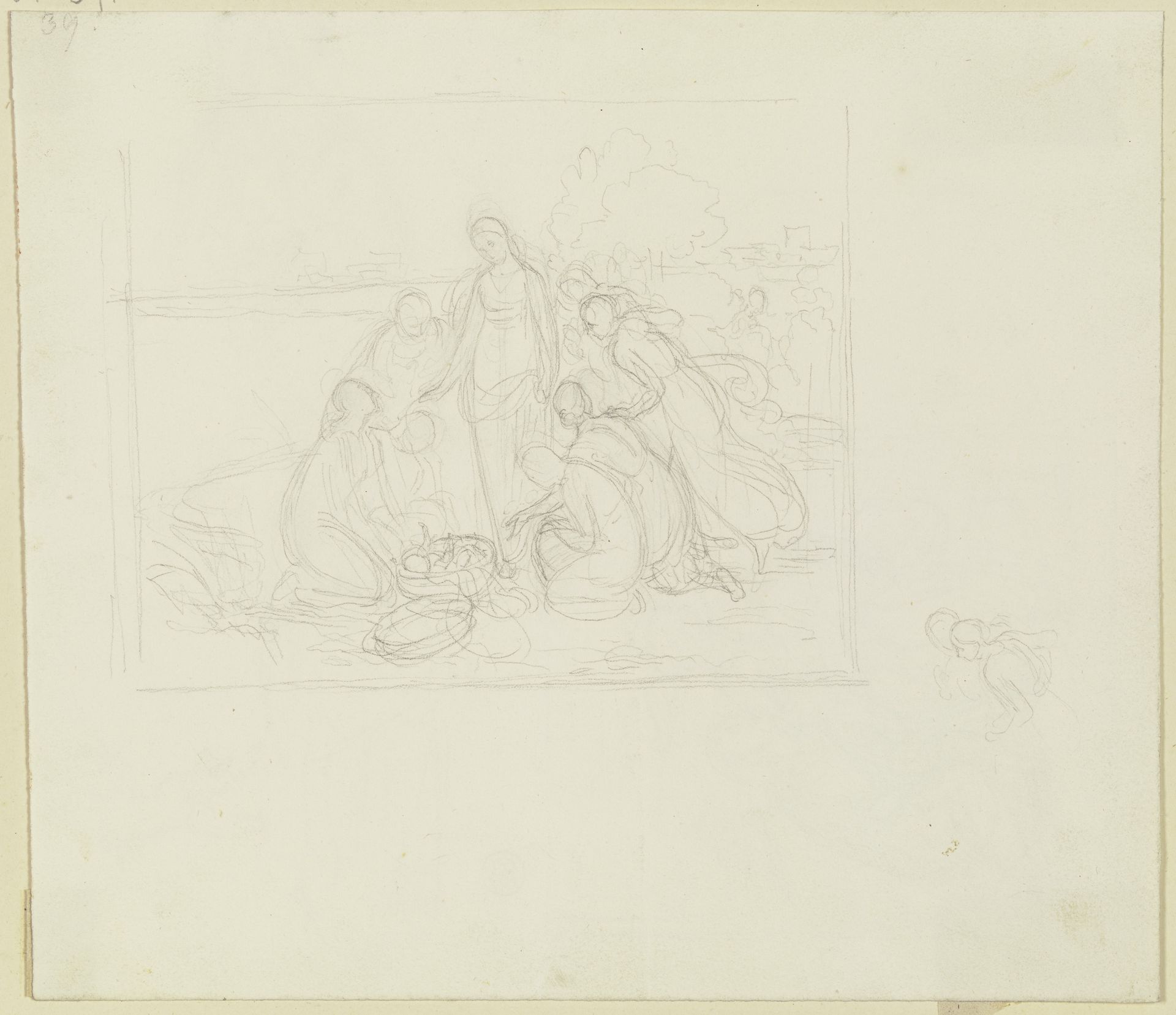 Rescue of Moses by Gustav Heinrich Naeke