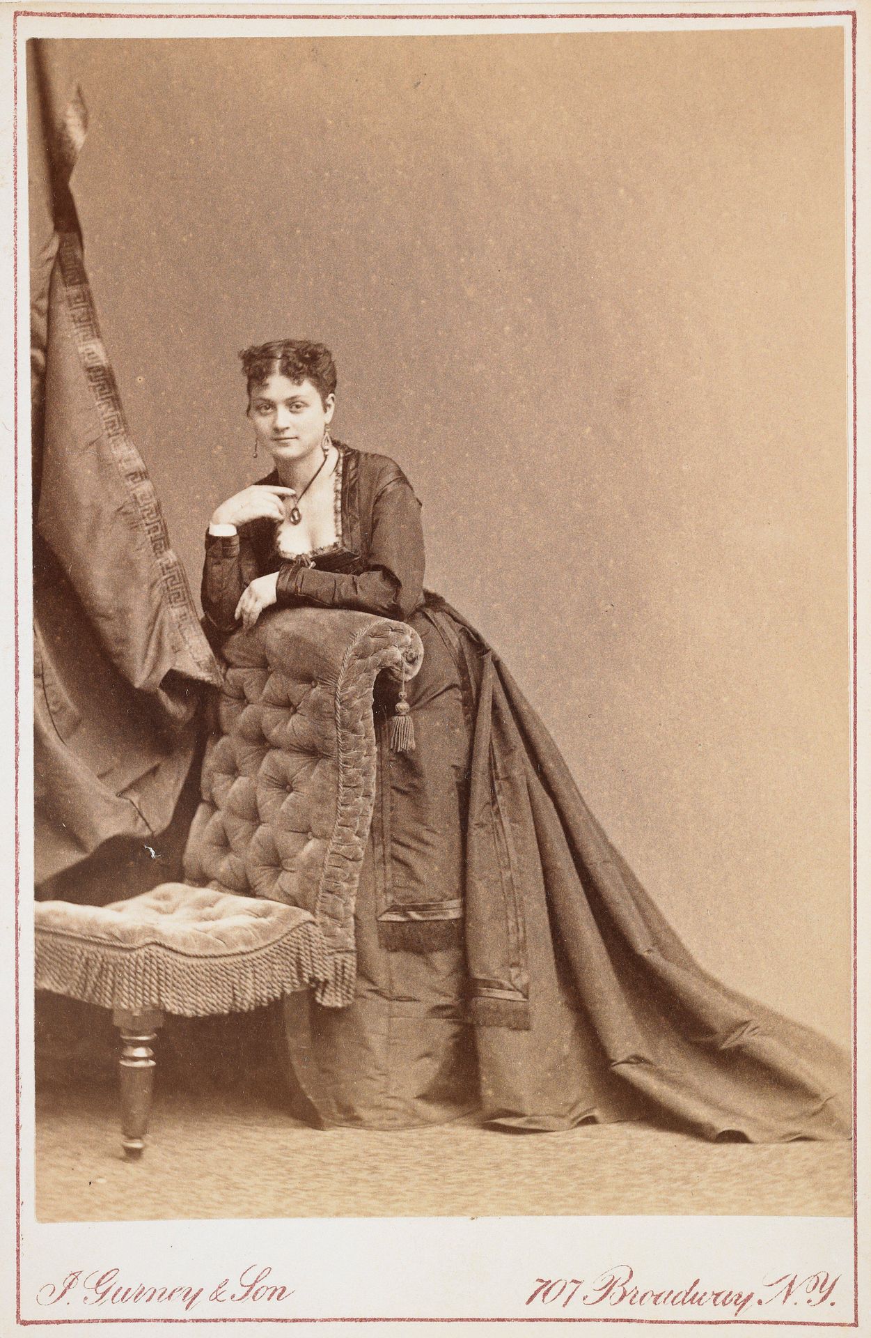 Untitled [portrait of an unidentified actress] by Jeremiah Gurney