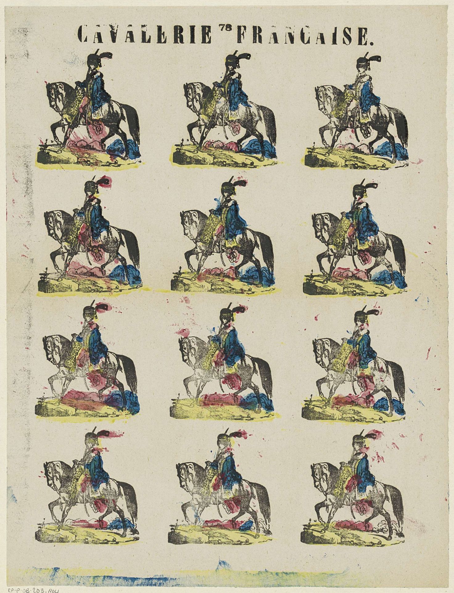 Cavalerie Francaise by M. Hemeleers-van Houter