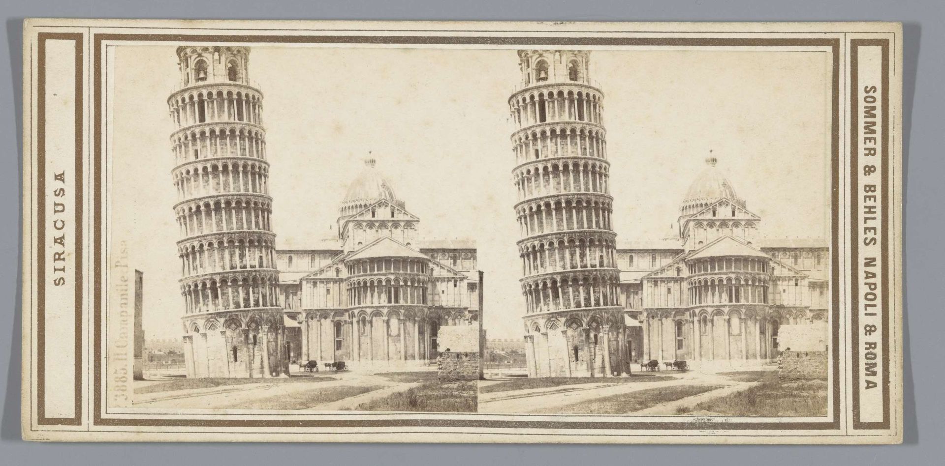 Gezicht op de Toren van Pisa by Sommer & Behles