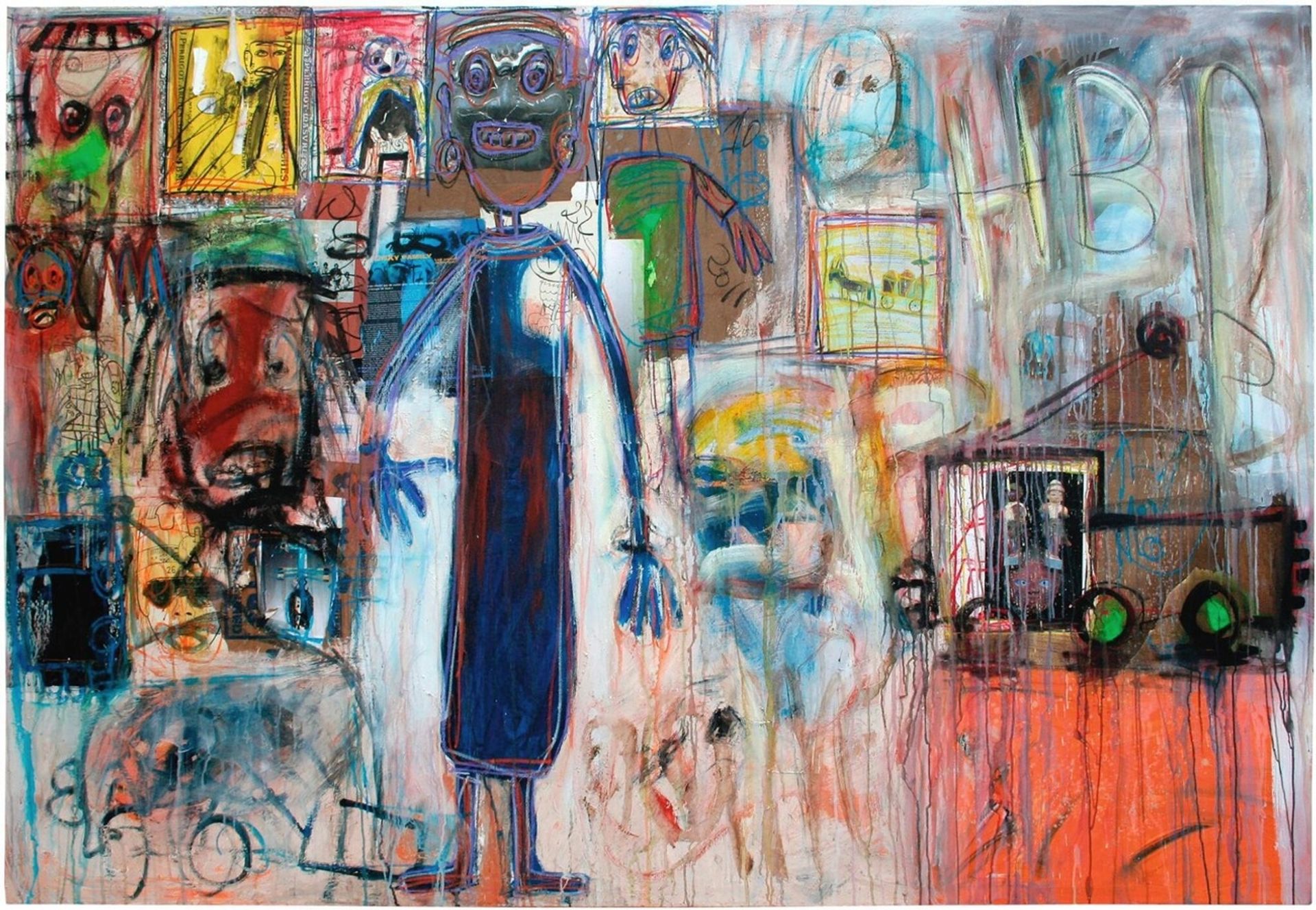 Girls Walking by Aboudia
