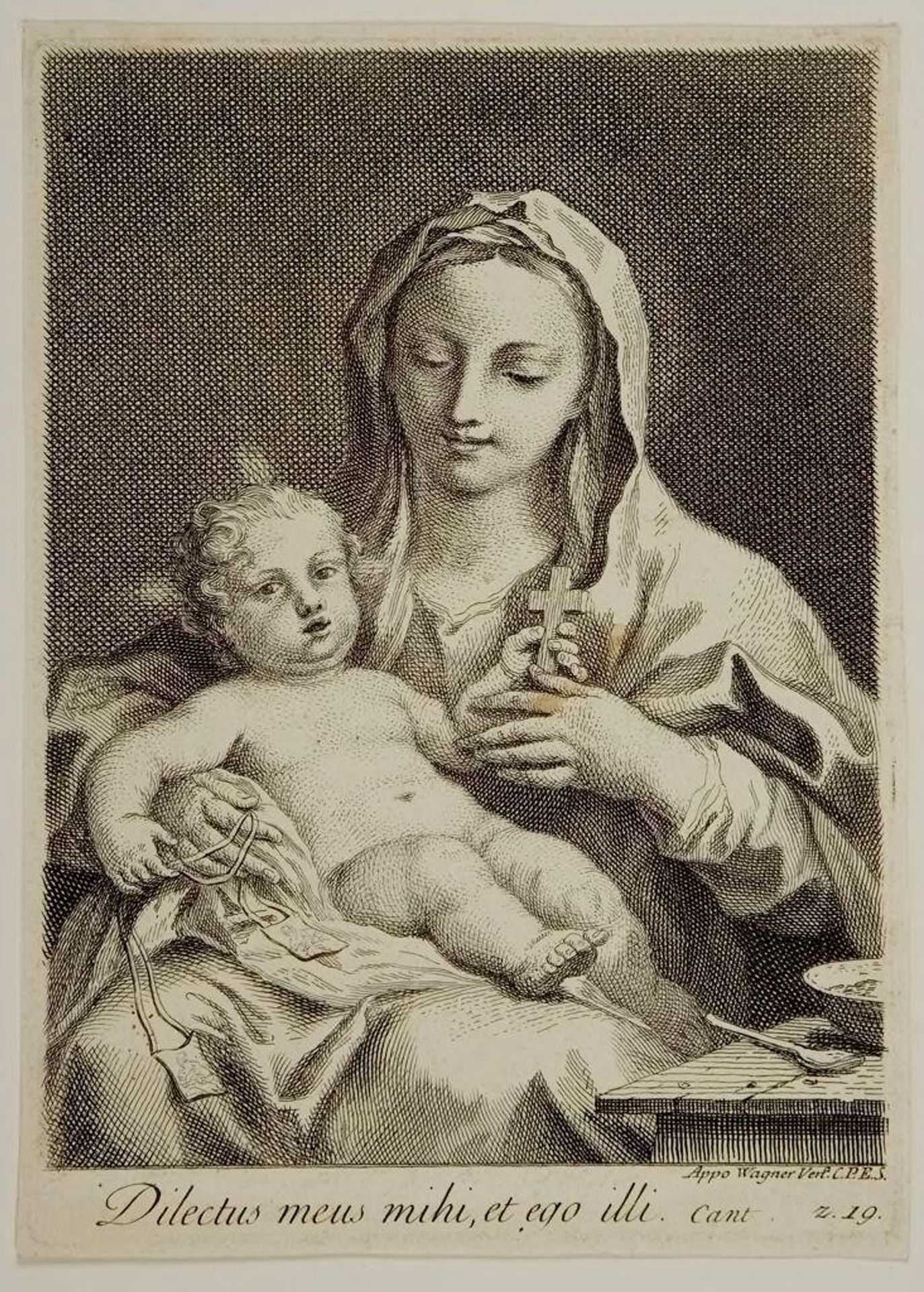 Madonna and Child by Joseph Wagner