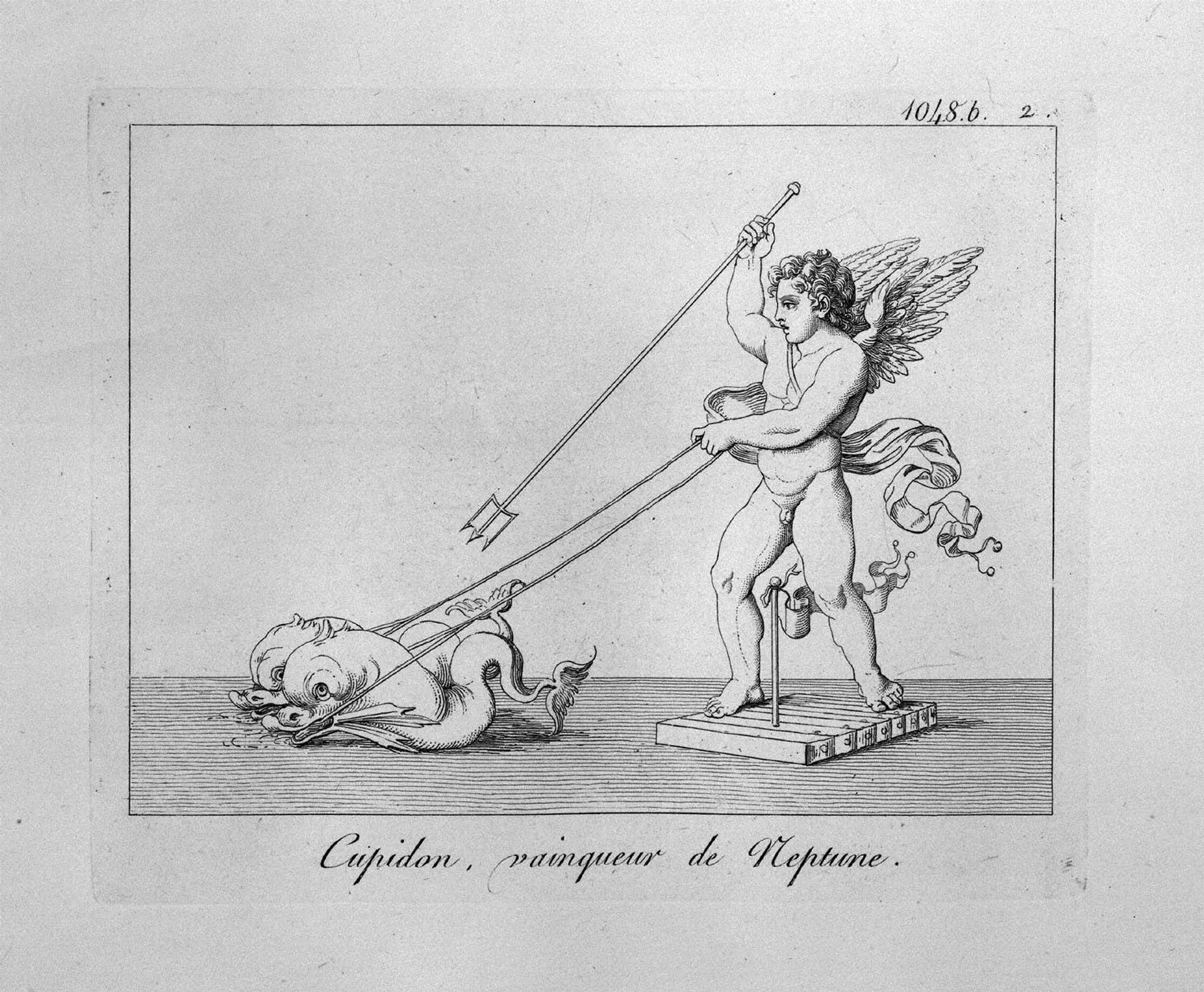 Cupid winner of Neptune by Giovanni Battista Piranesi