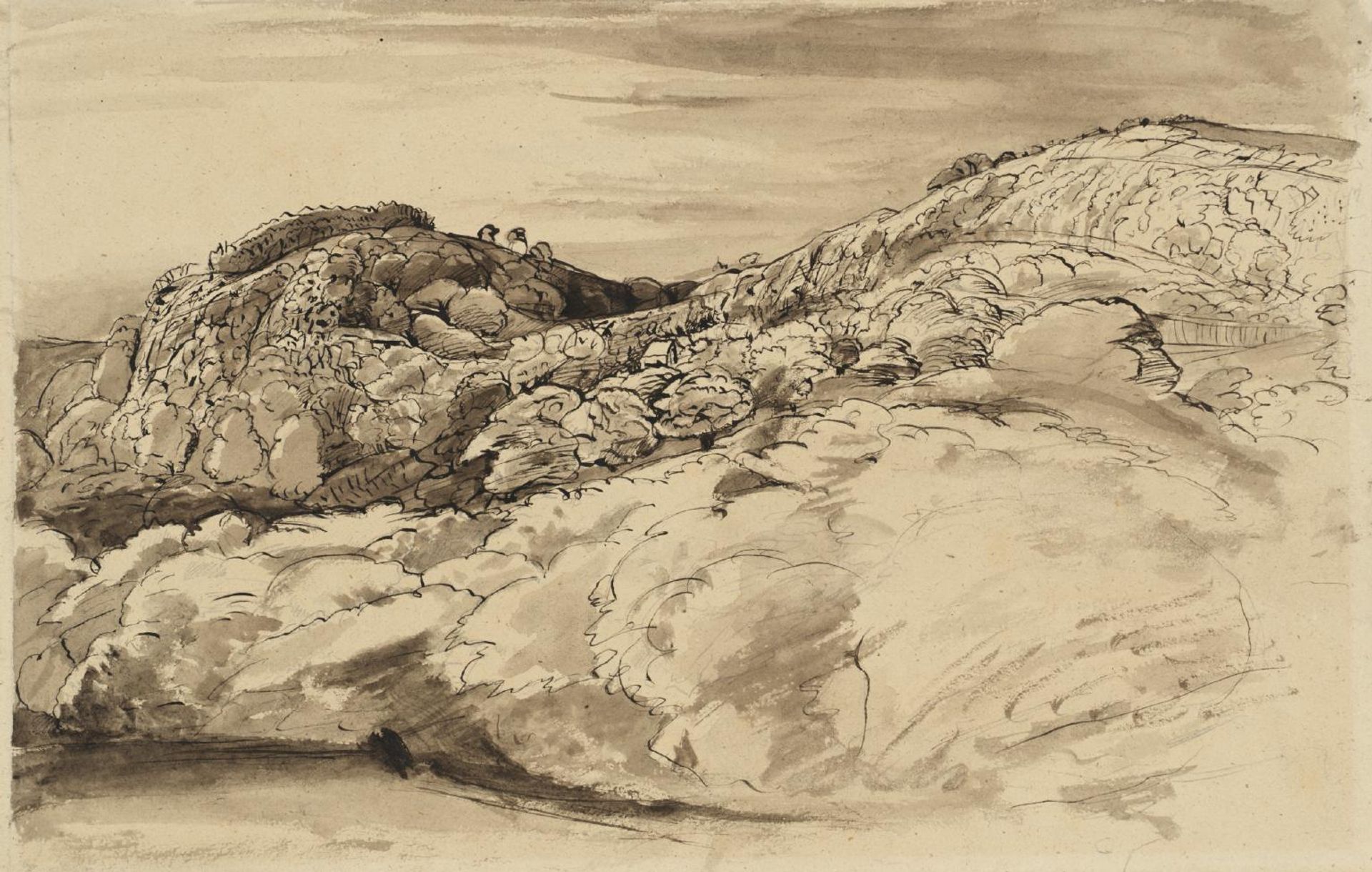 At Under River near Sevenoaks by John Linnell