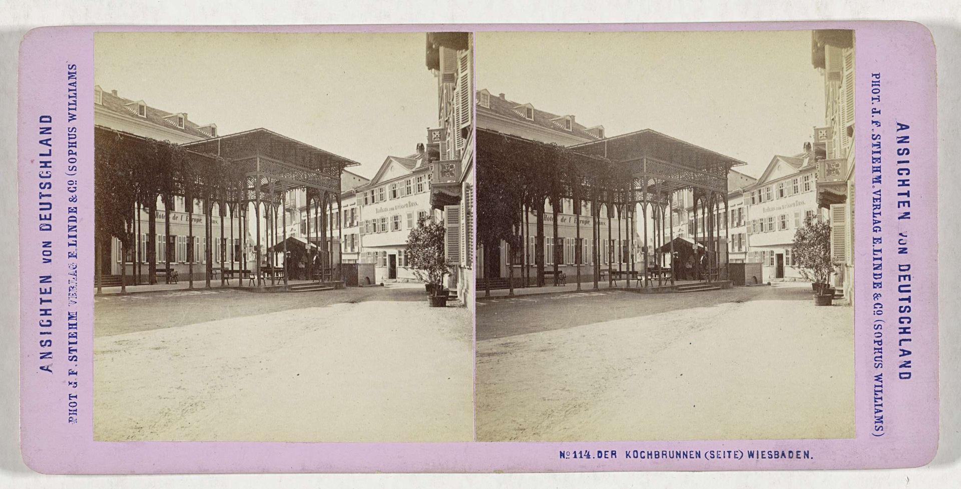 Kochbrunnen in Wiesbaden by Johann Friedrich Stiehm