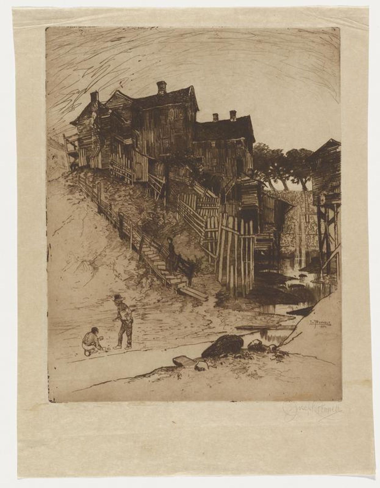 At Lynchburg by Joseph Pennell