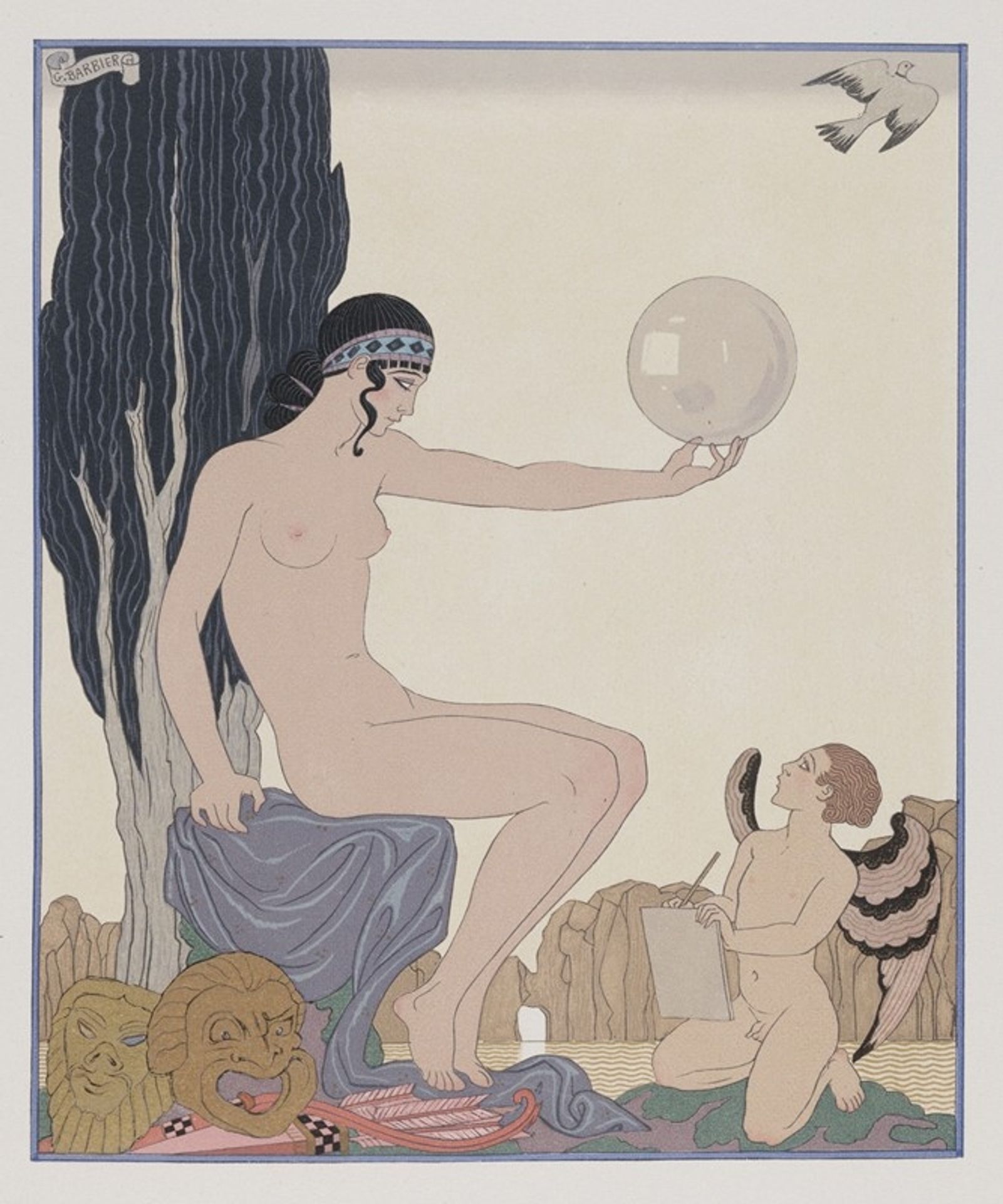Muse by George Barbier