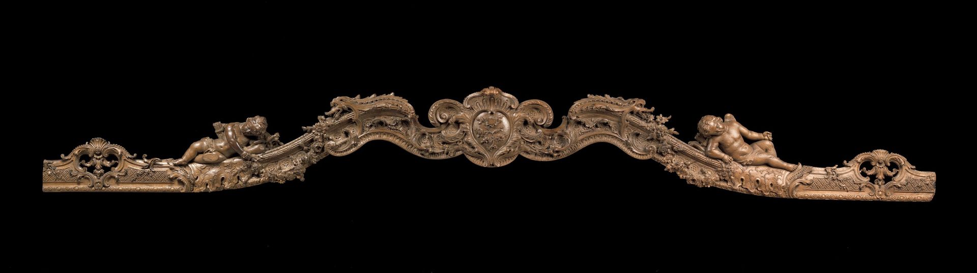 Crest rail of a settee by François Roumier