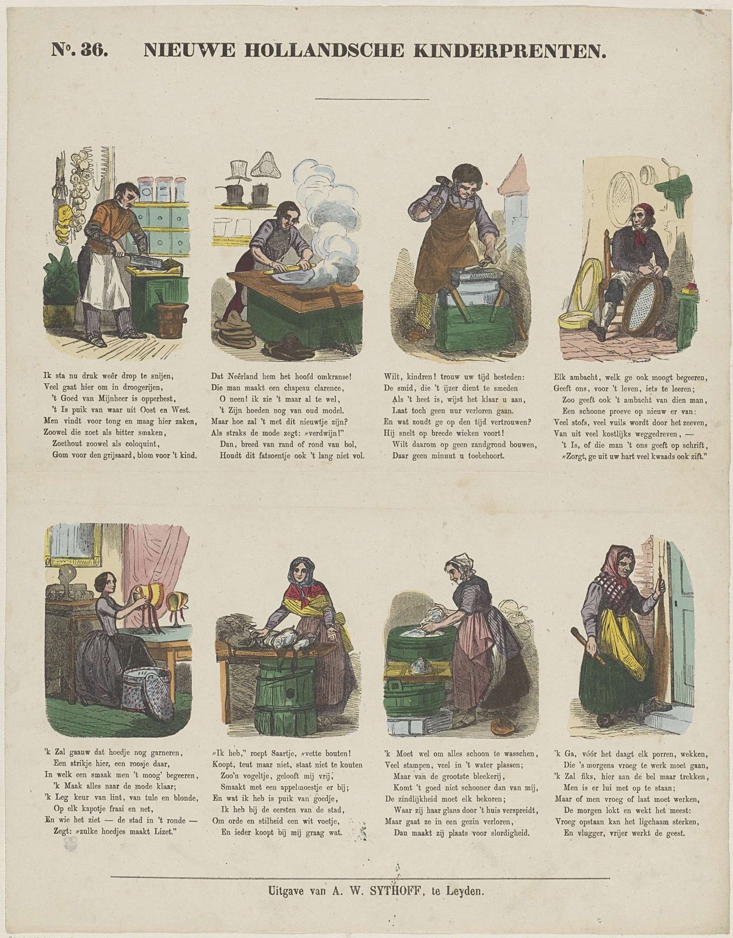 Ik sta nu druk weêr drop te snijen [(...)] by Albertus Willem Sijthoff