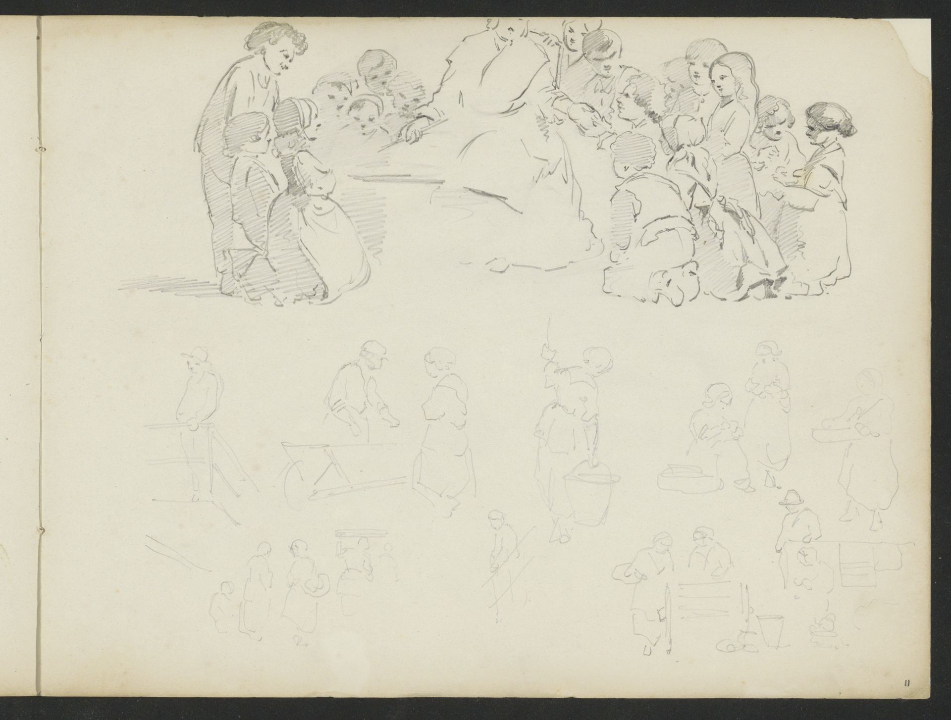 Figuurstudies by Adrianus Eversen
