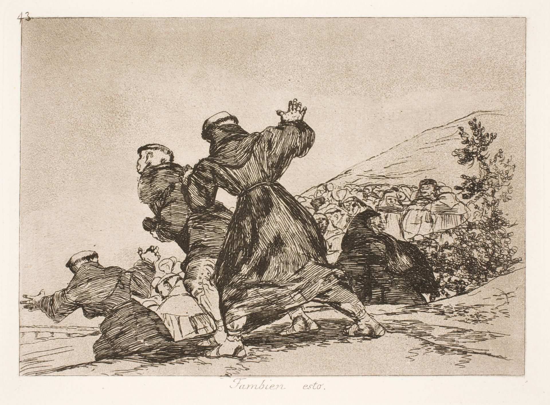 Også dette (43) by Francisco de Goya